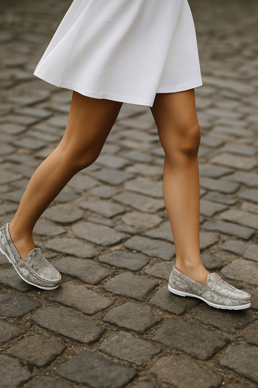 • Signature Snake Embossed Loafers