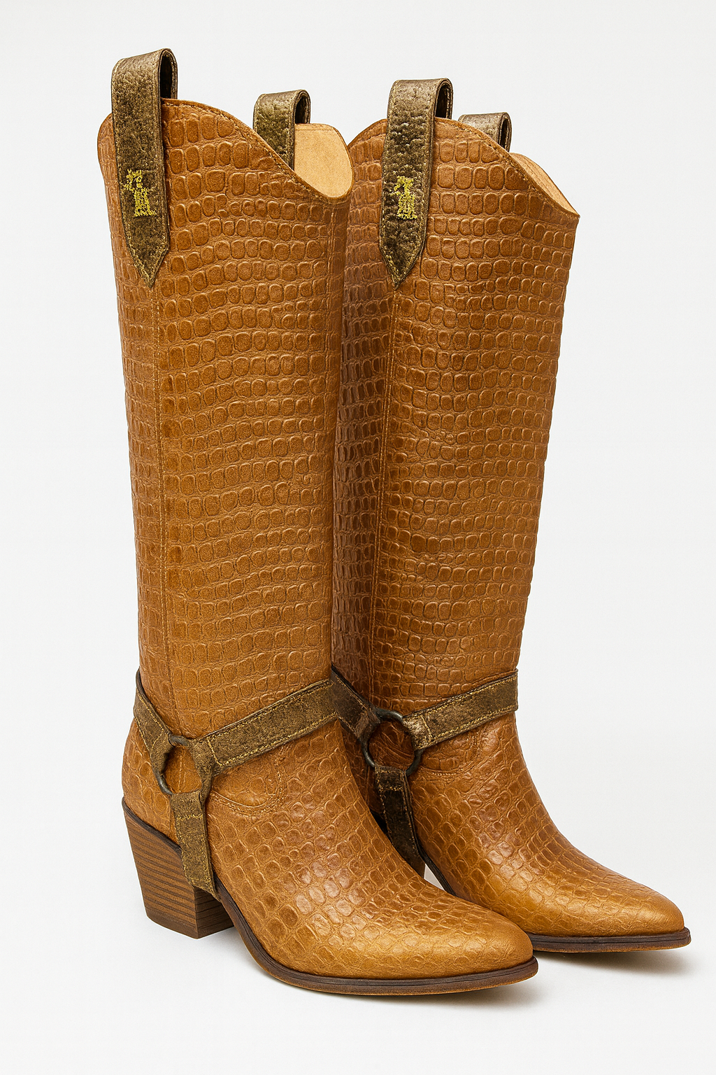 Exotic Animal Embossed 2 in-1 Statement Boots