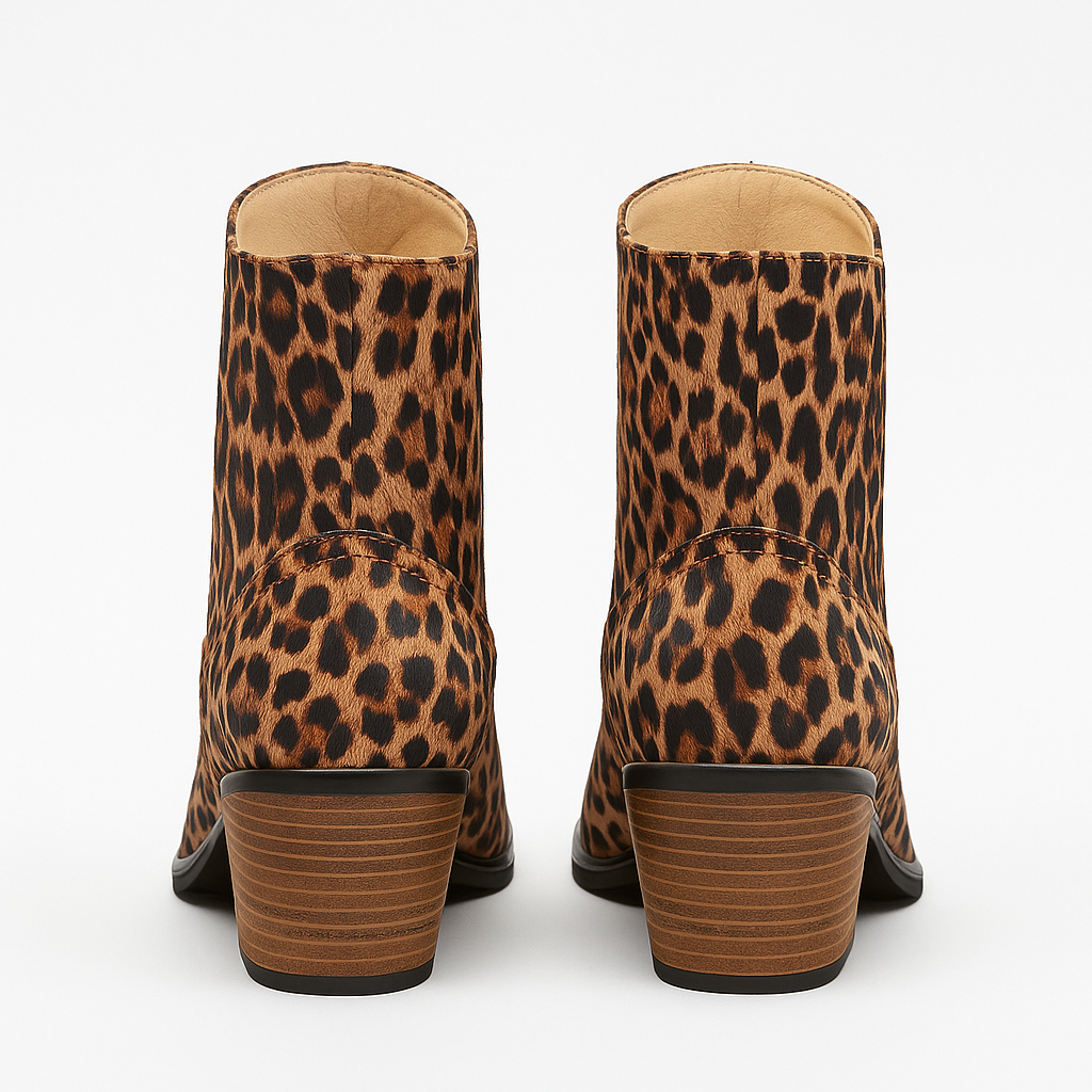 4. Convertible Leopard print boots — Western Tall & Casual Ankle