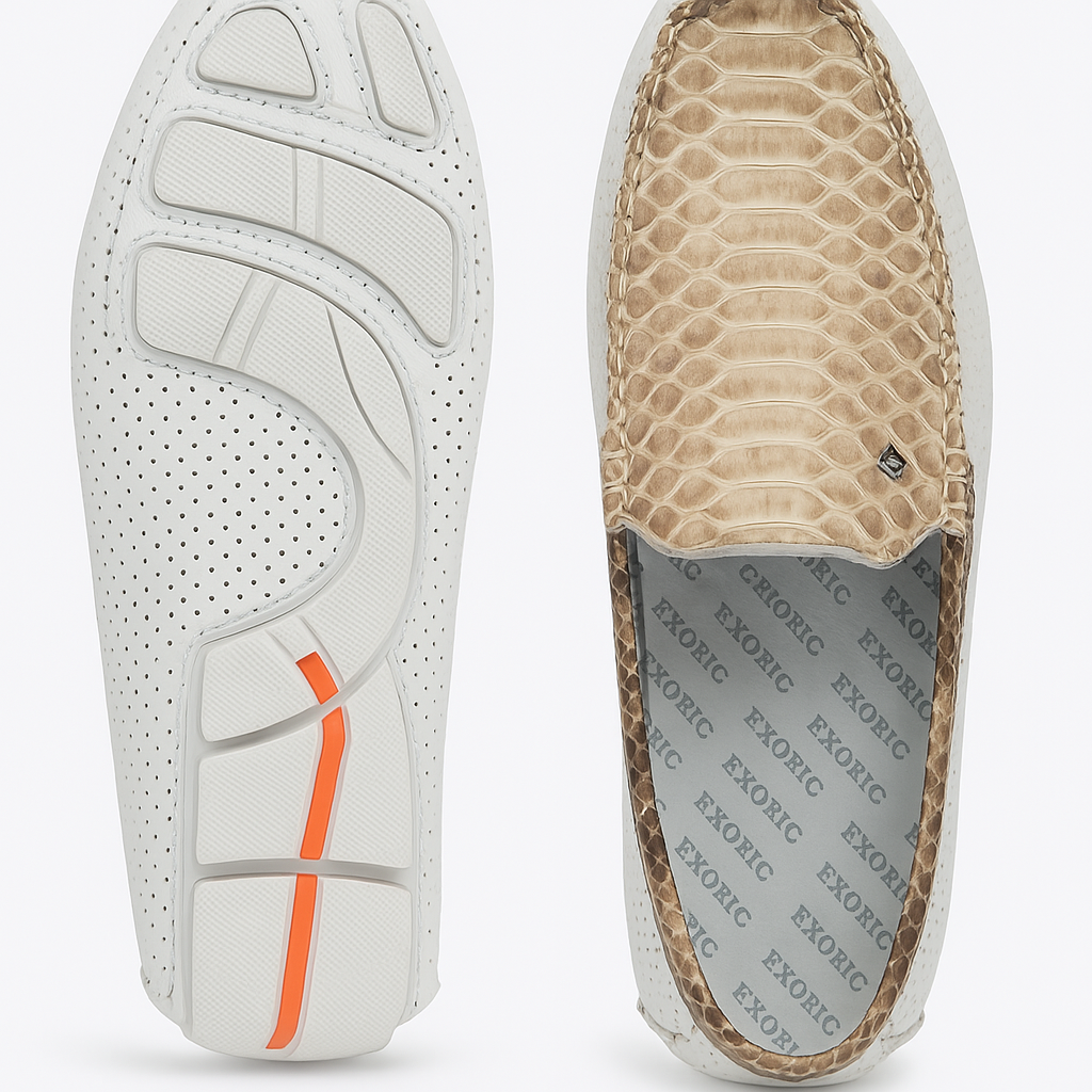 Genuine Python Dress Loafers