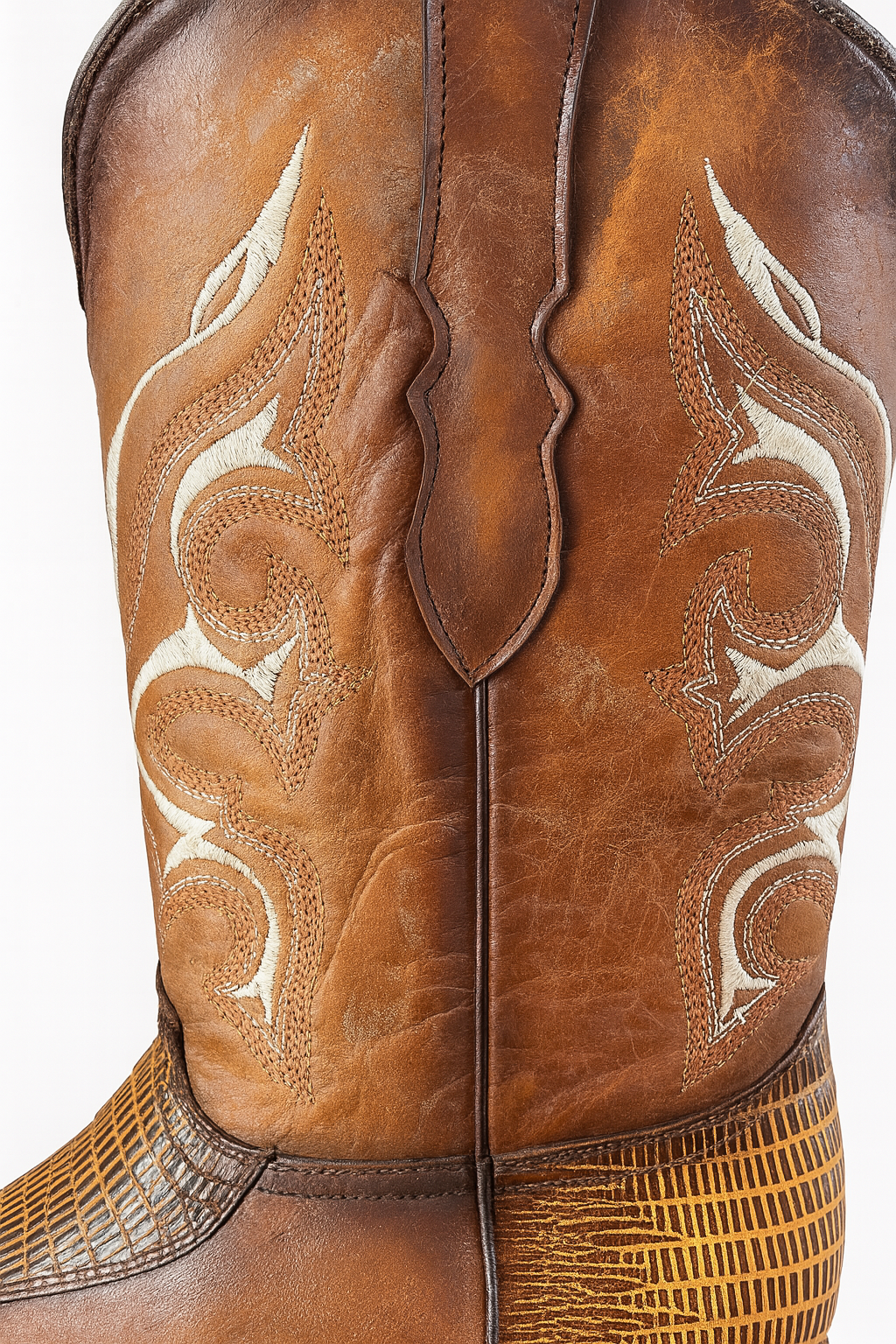 Lizard Embossed Handcrafted Cowboy Boots