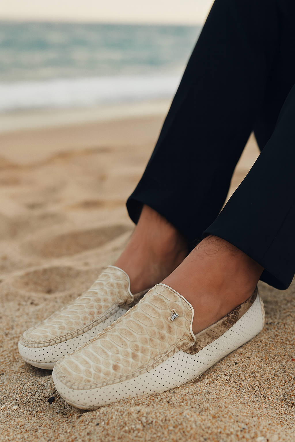 Genuine Python Dress Loafers