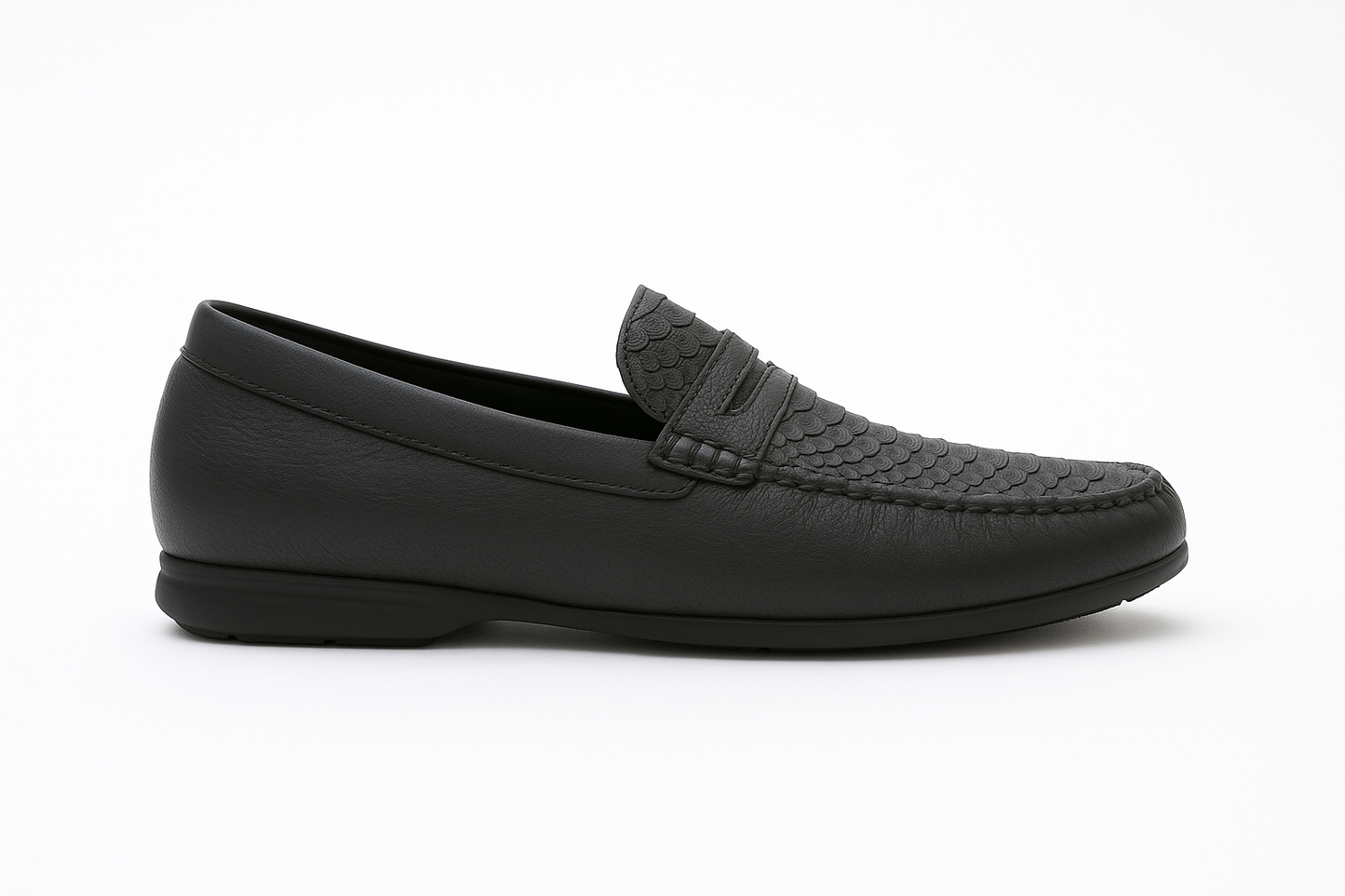Premium Genuine Python Embossed Slip-Ons
