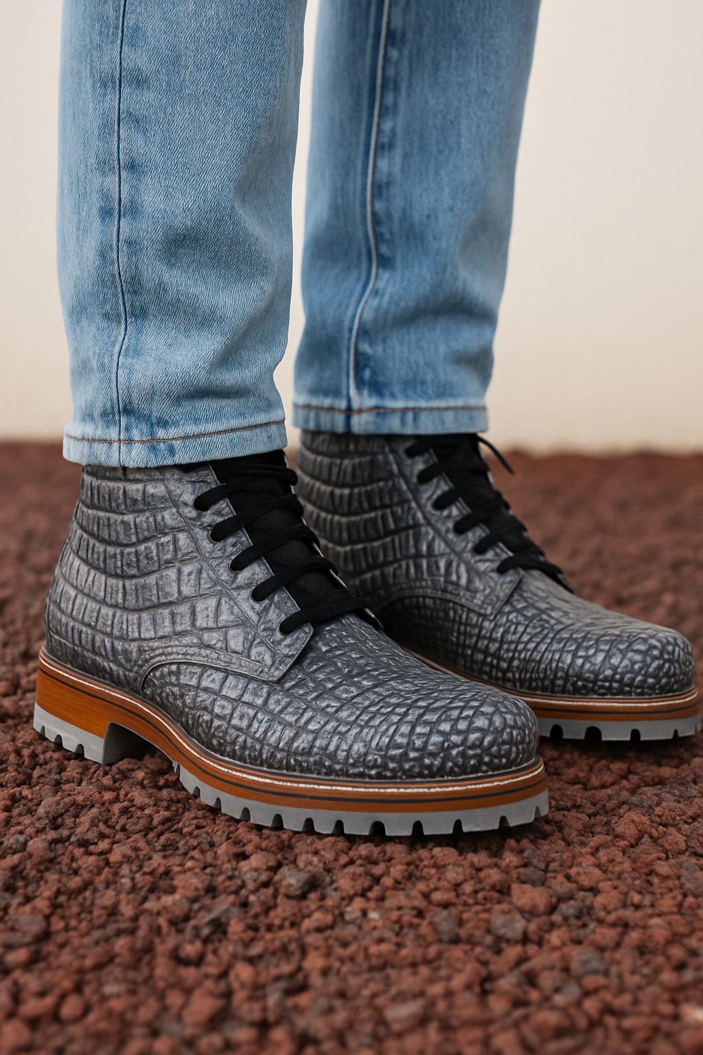 Embossed Croc Streetwear