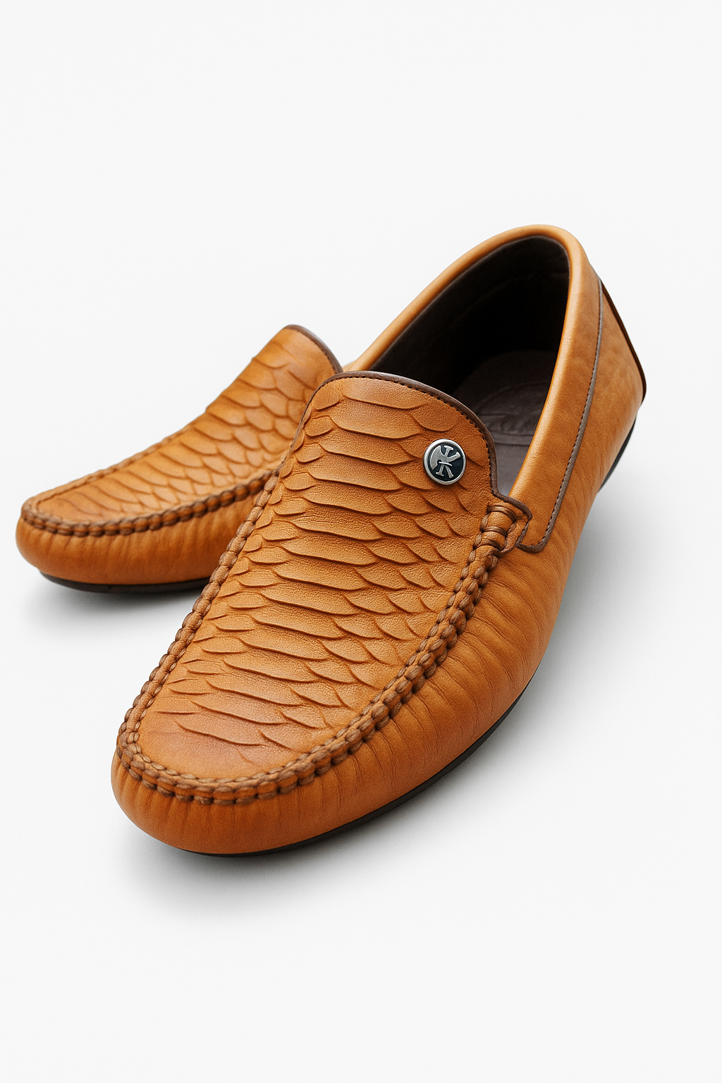 Premium leather upper with p