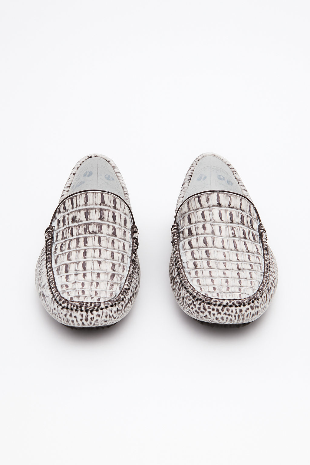 Handcrafted Alligator Embossed Slip-Ons