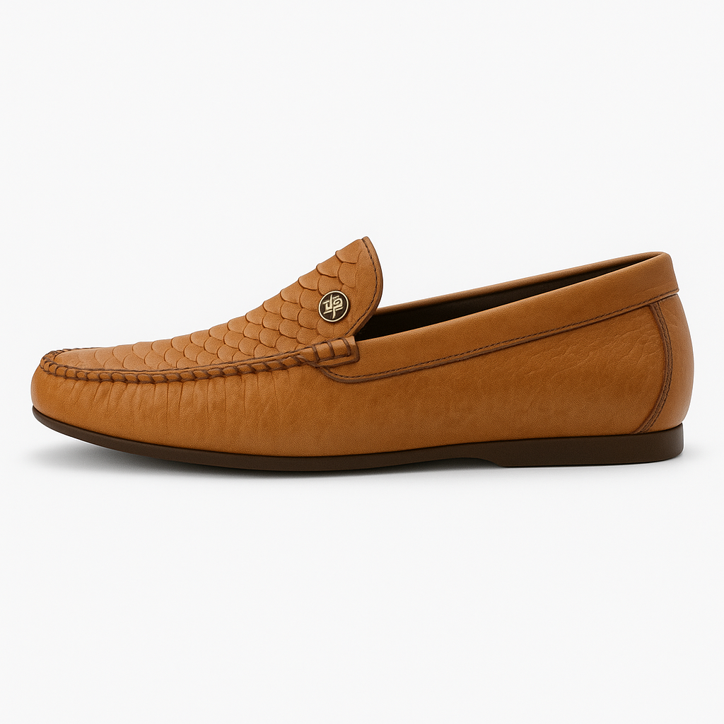 Premium leather upper with p