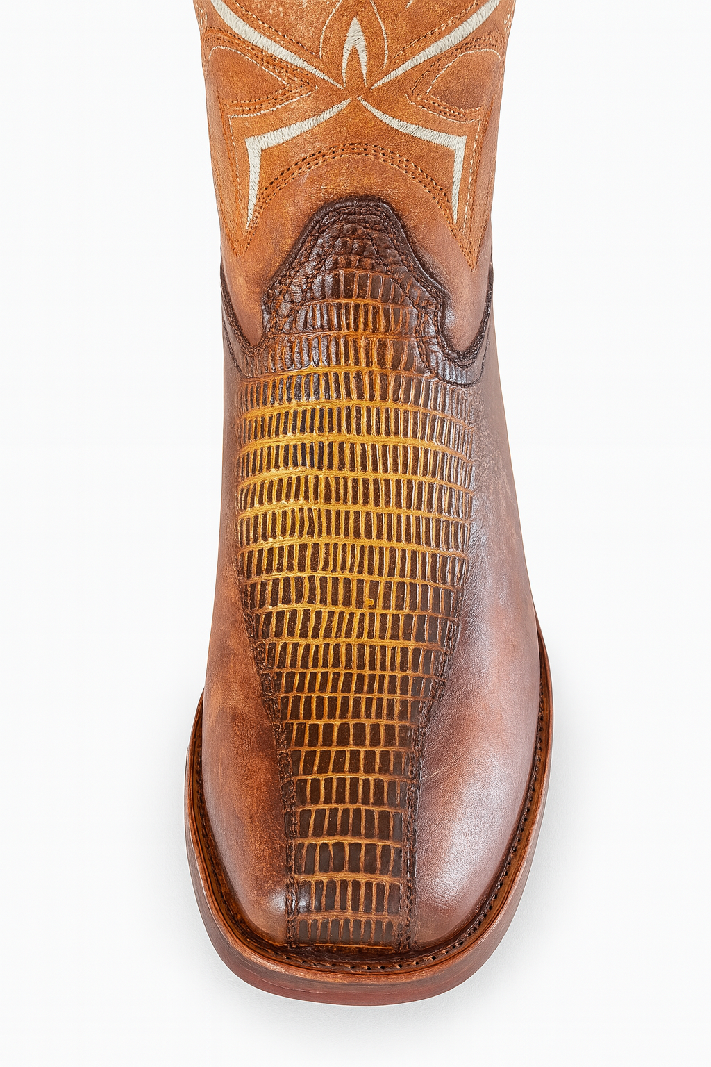 Lizard Embossed Handcrafted Cowboy Boots