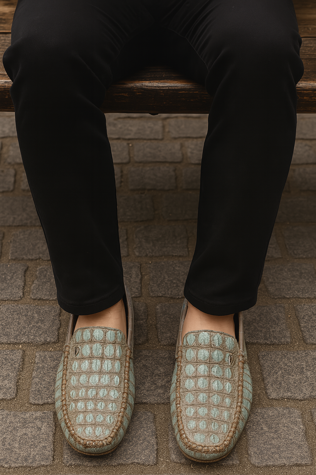 Authentic Crocodile Skin Loafers – Artisan