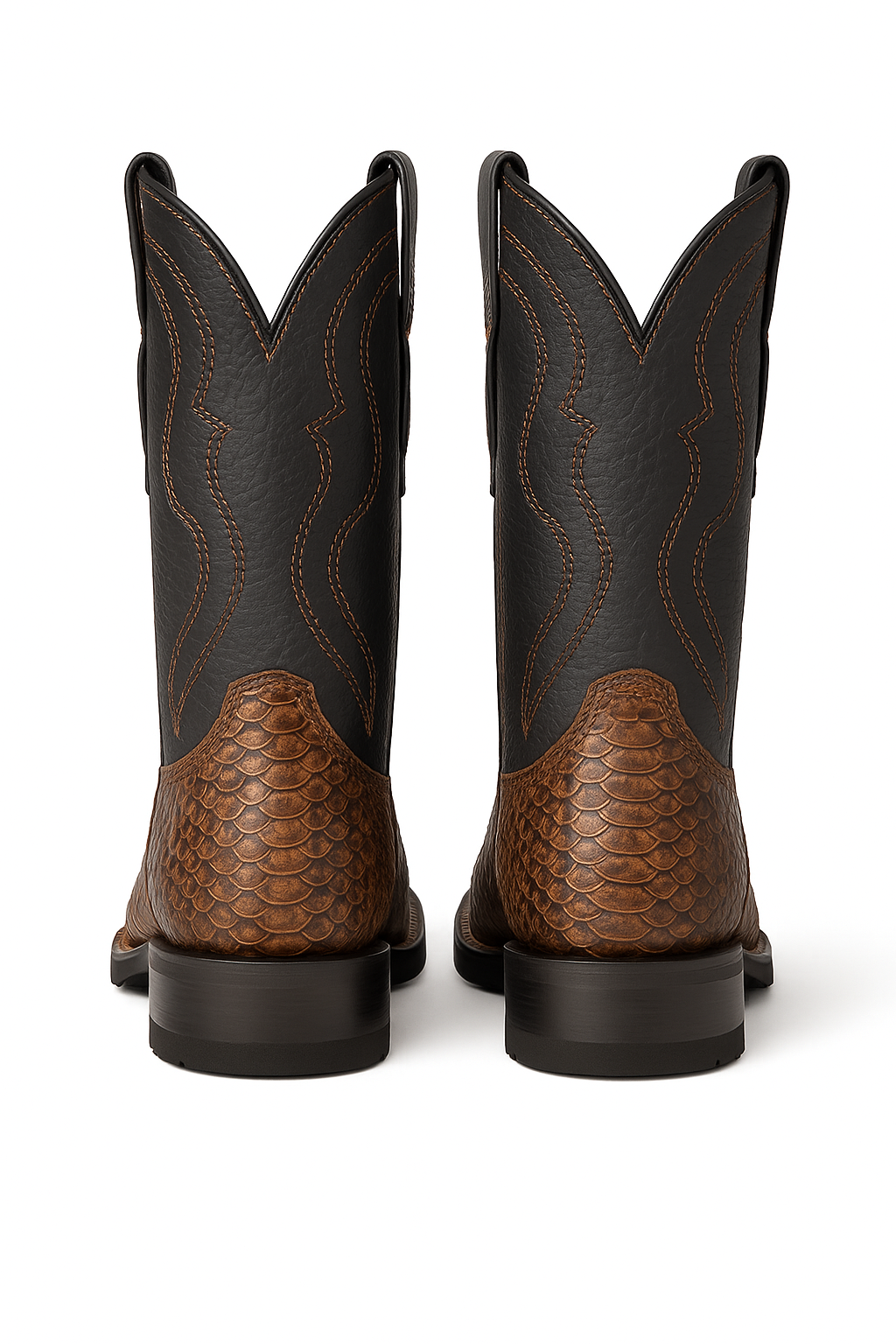 Genuine Python Exotic Leather Boots
