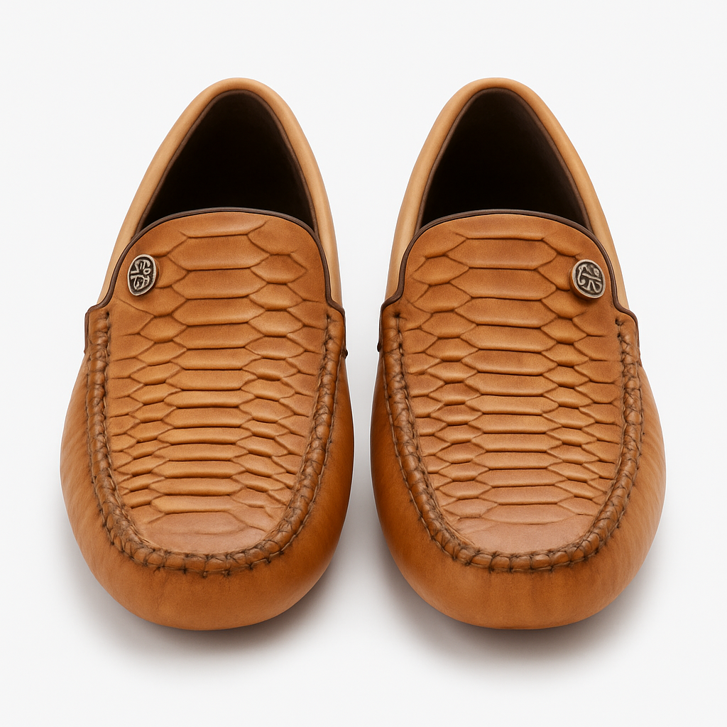 Premium leather upper with p