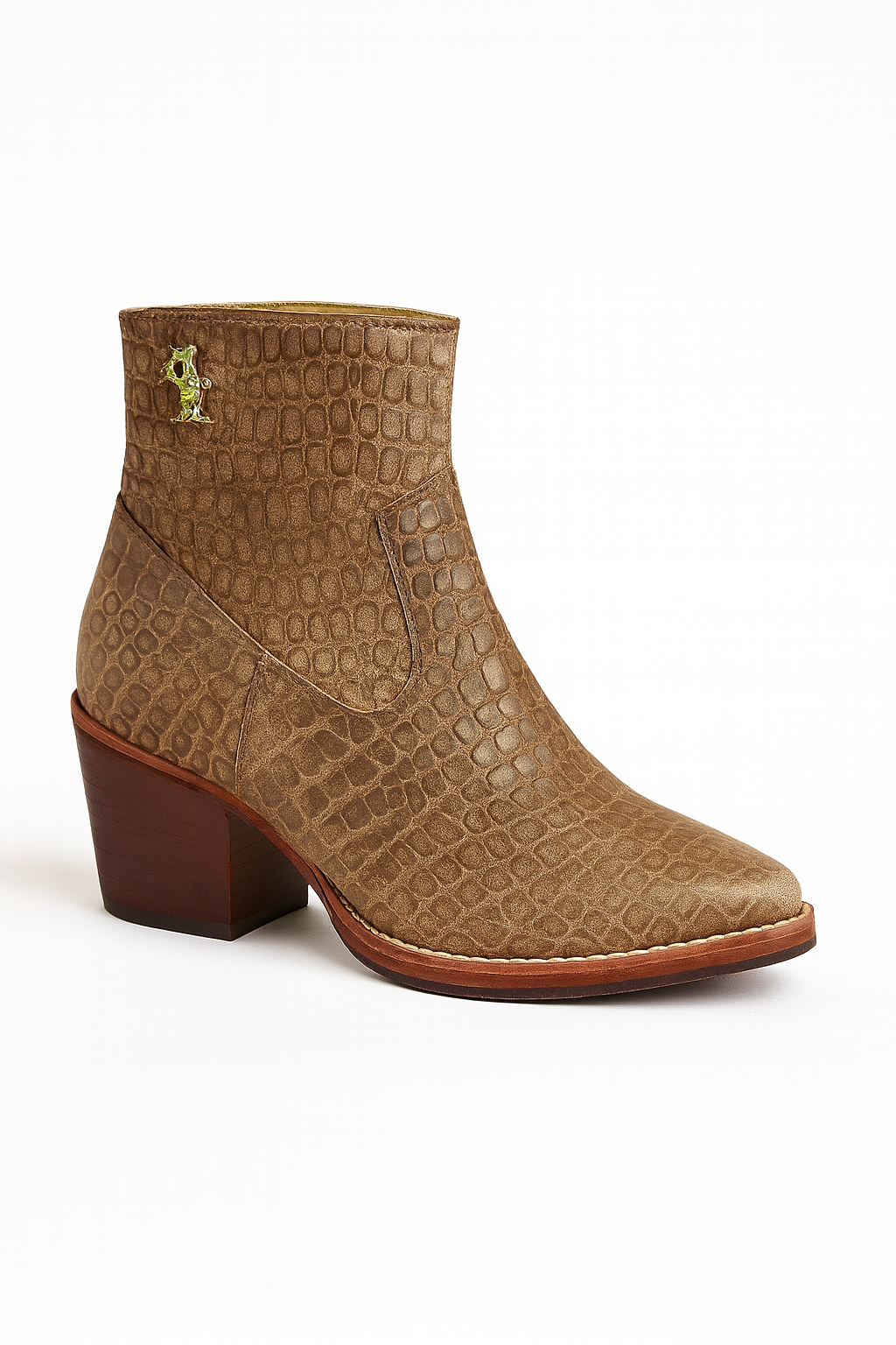Artisan Exotic Animal-Inspired Leather Boots
