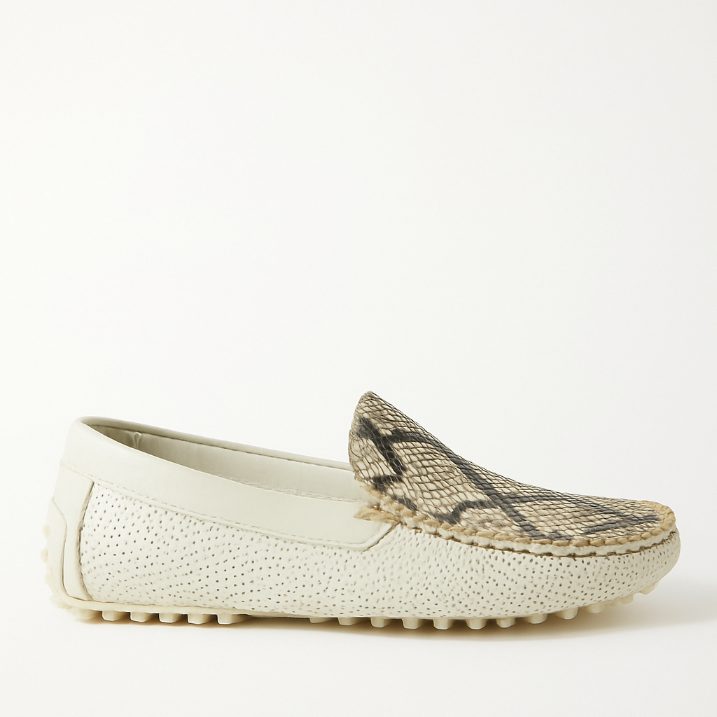 Handmade Python Casual Moccasins