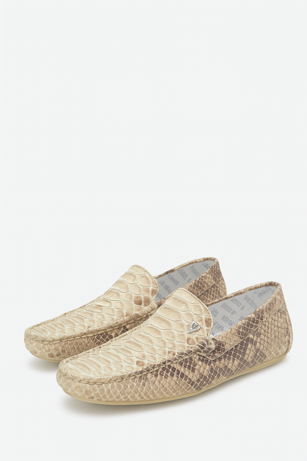 Exotic Genuine Python Loafers Artisan-Made Luxury Shoes