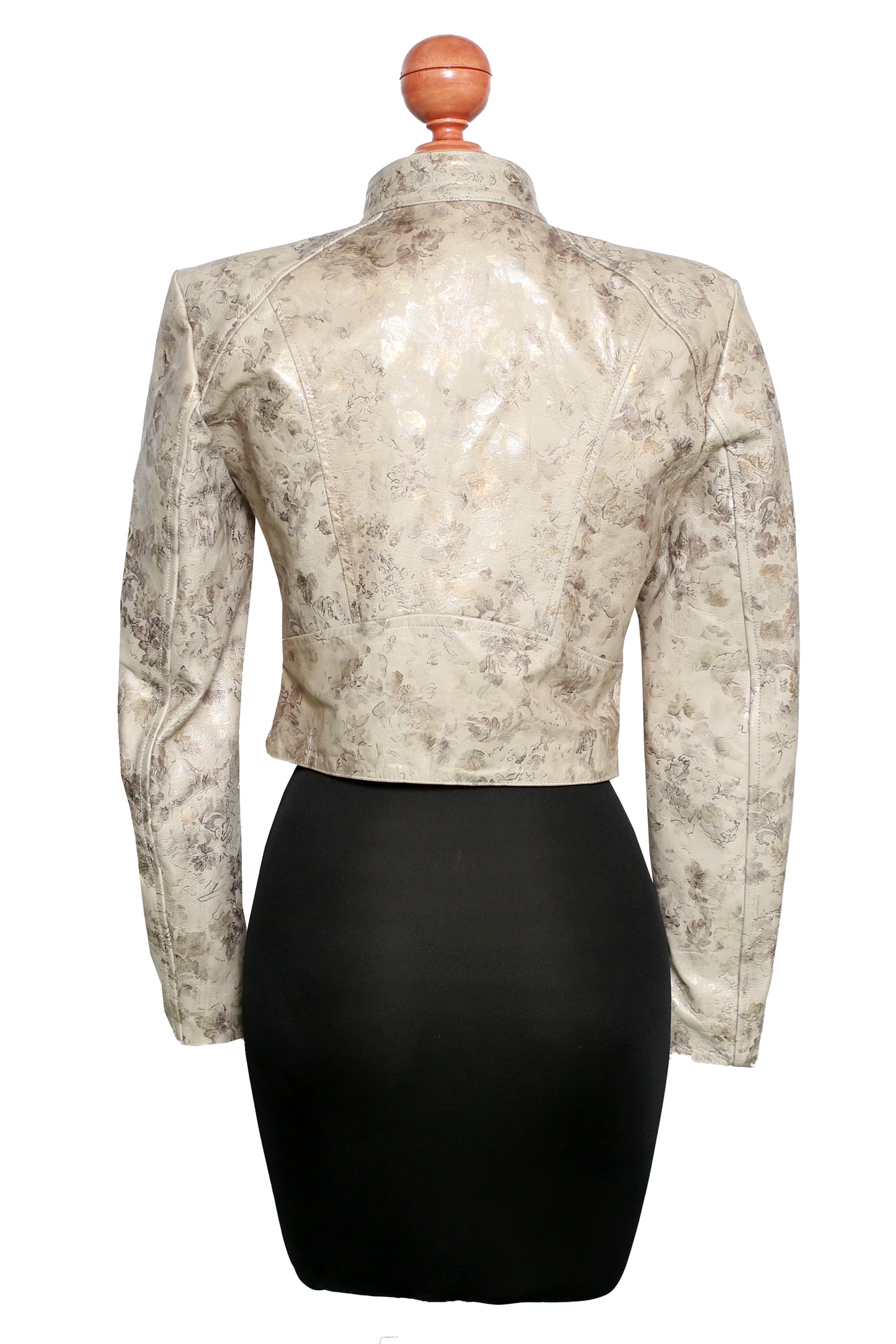 Antique Petal Leather Jacket el paso