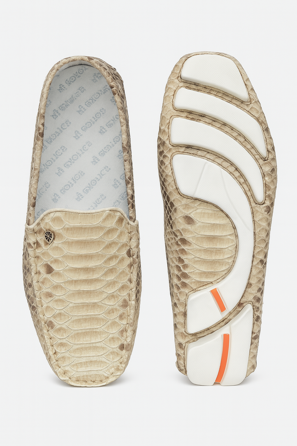 Exotic Genuine Python Loafers Artisan-Made Luxury Shoes