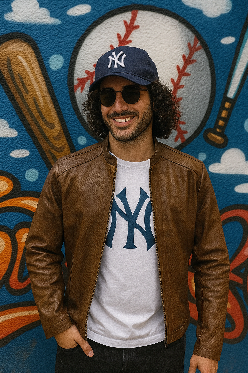 Classic Brown Python-Textured Leather Jacket