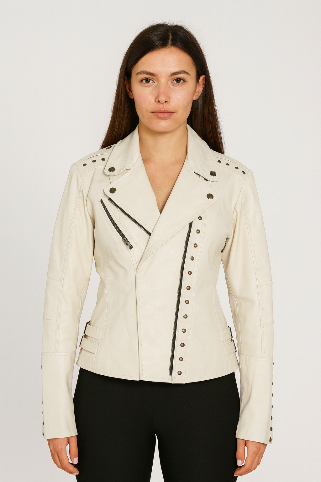 Off-White Biker Jacket – Stud Detail Edition