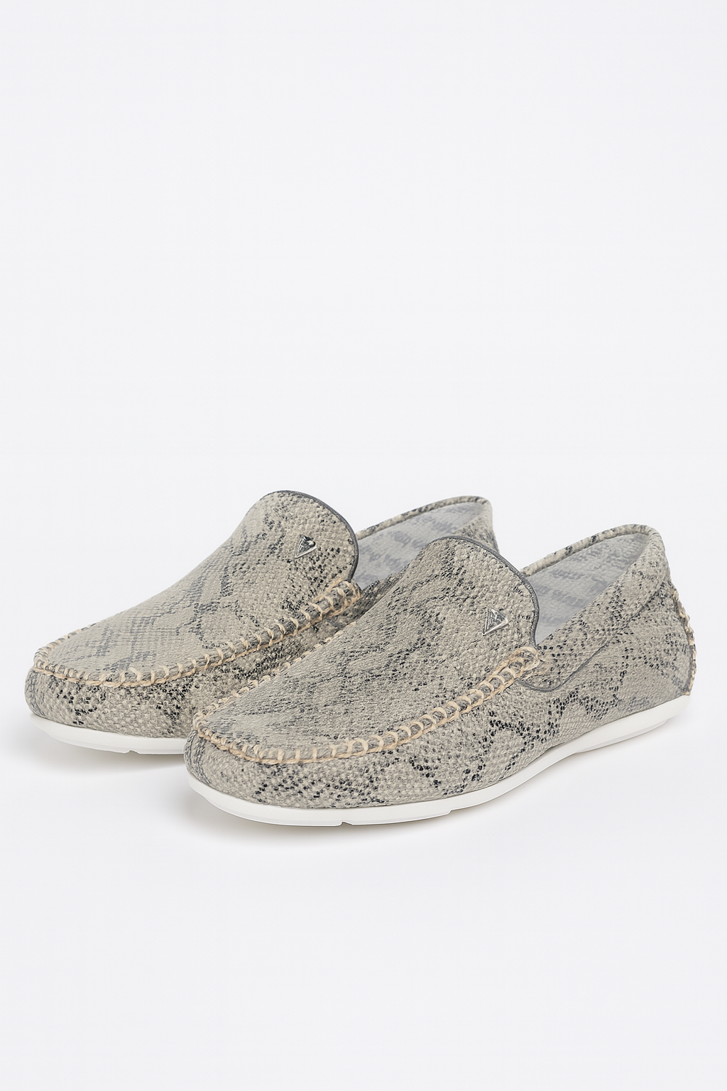 • Signature Snake Embossed Loafers