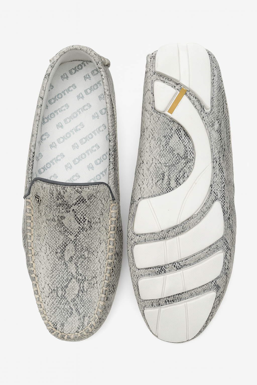 • Signature Snake Embossed Loafers