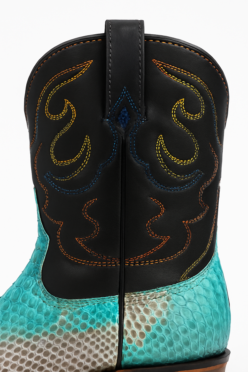 Moto Western Python Boots – Bold Leather, Road-Ready