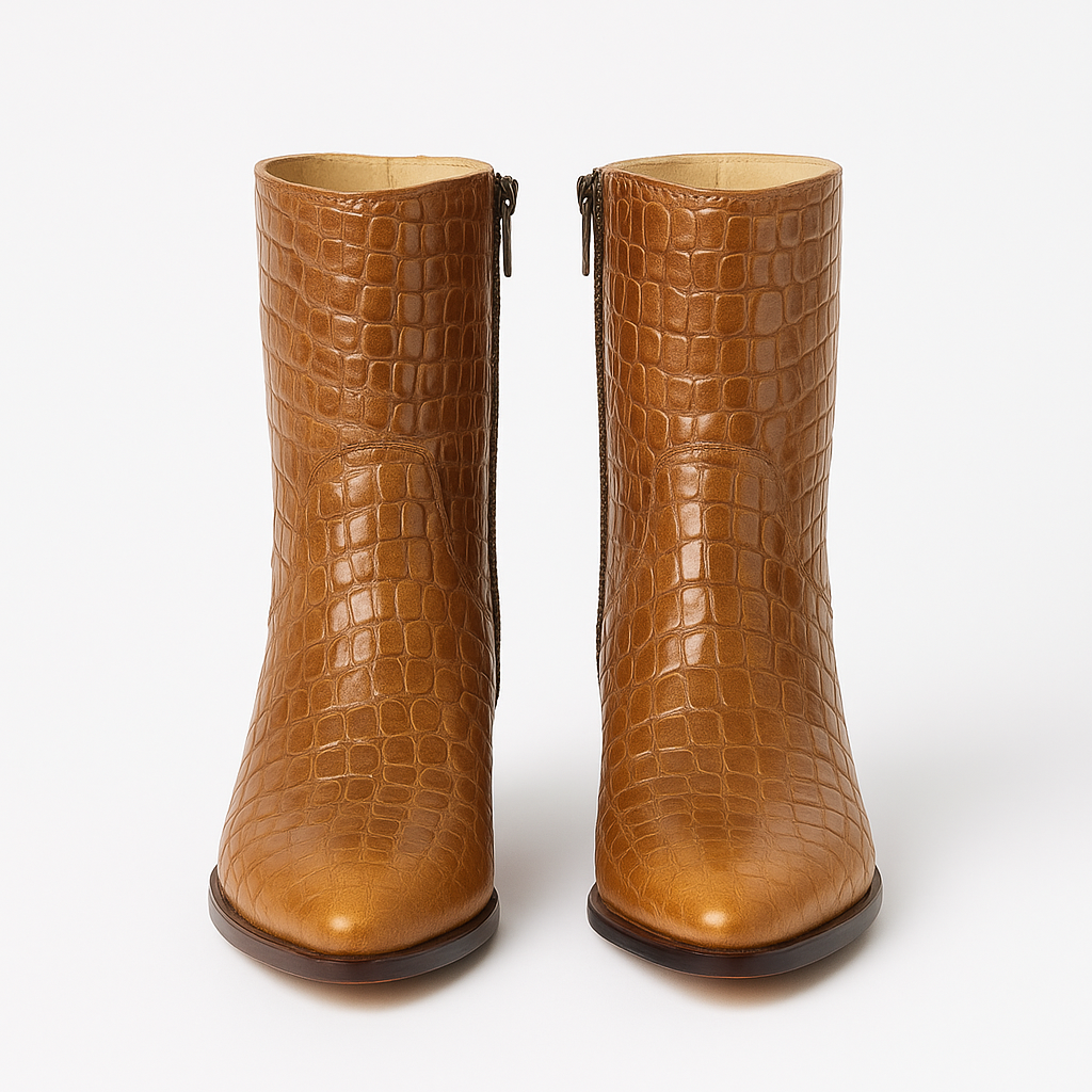 Exotic Animal Embossed 2 in-1 Statement Boots