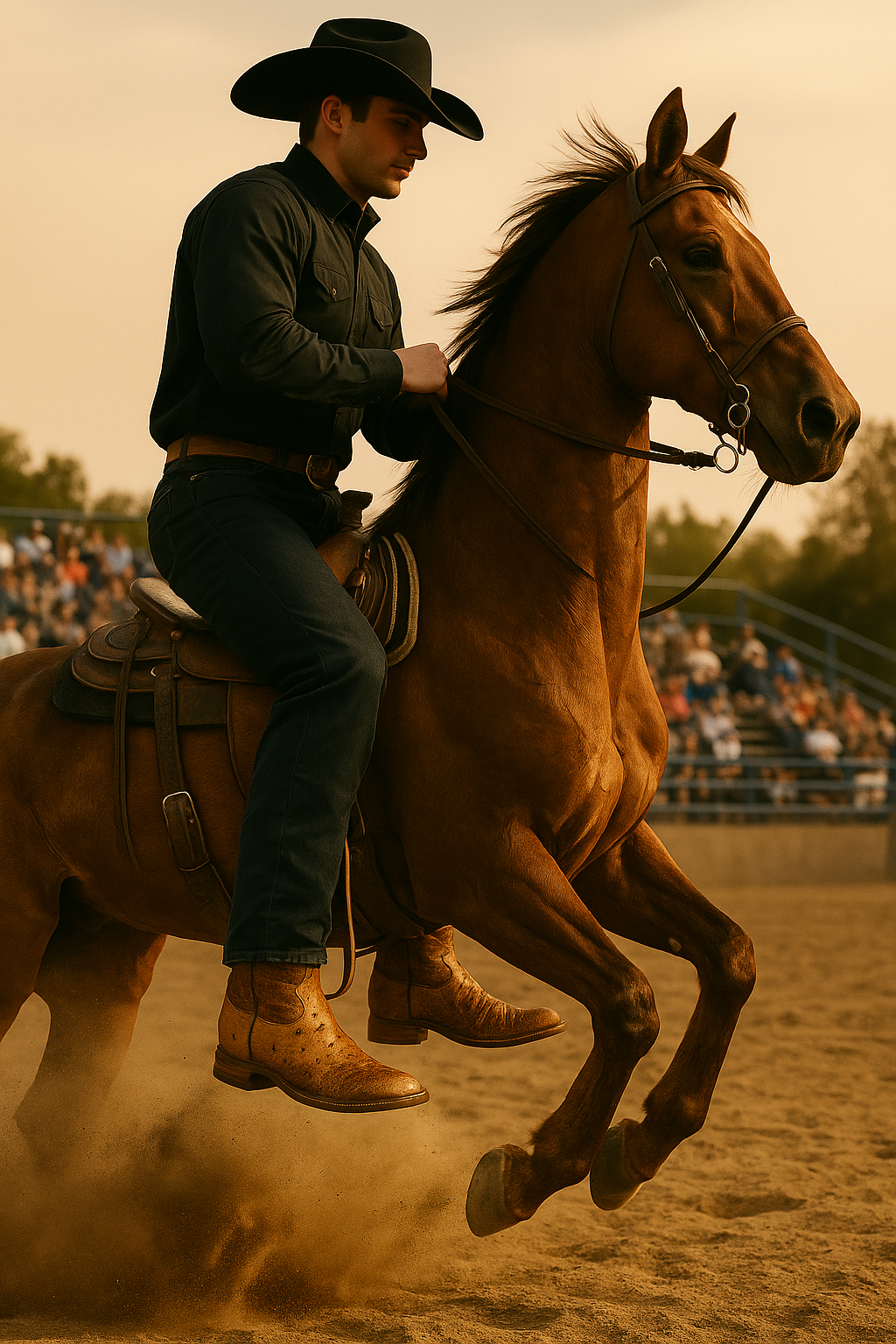 Embossed Crocodile & Ostrich Leather Cowboy Boots idaho