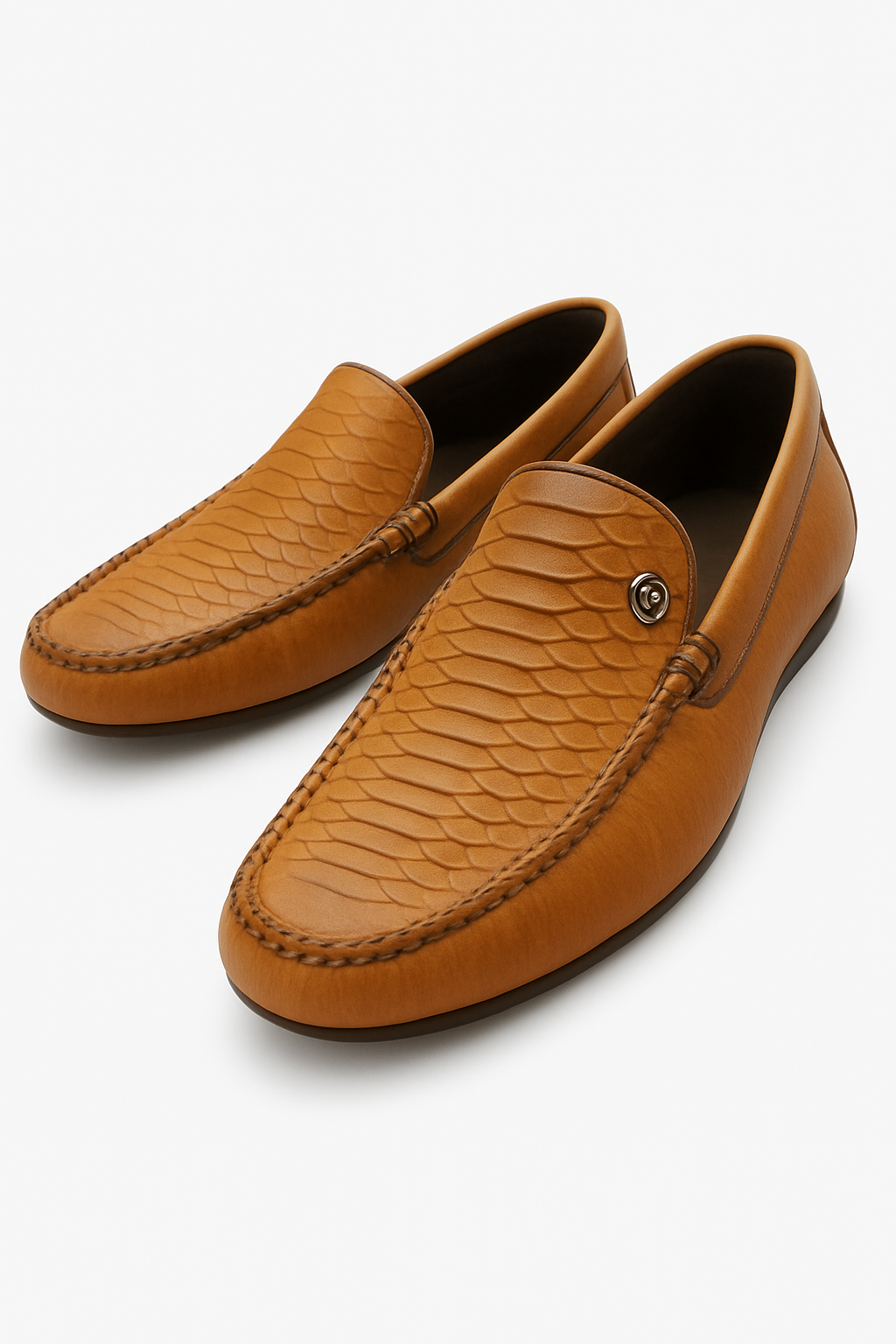 Premium leather upper with p