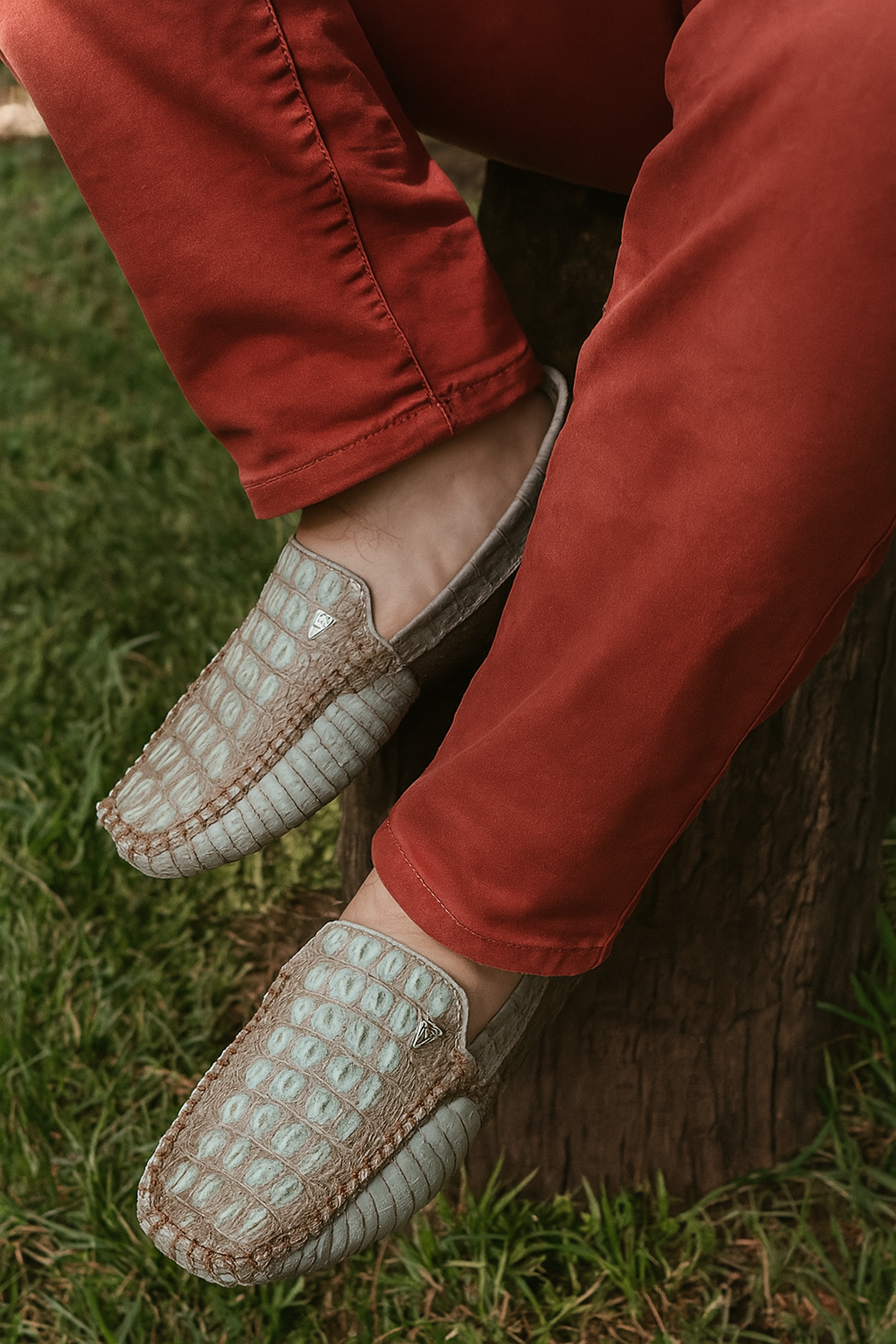 Authentic Crocodile Skin Loafers – Artisan