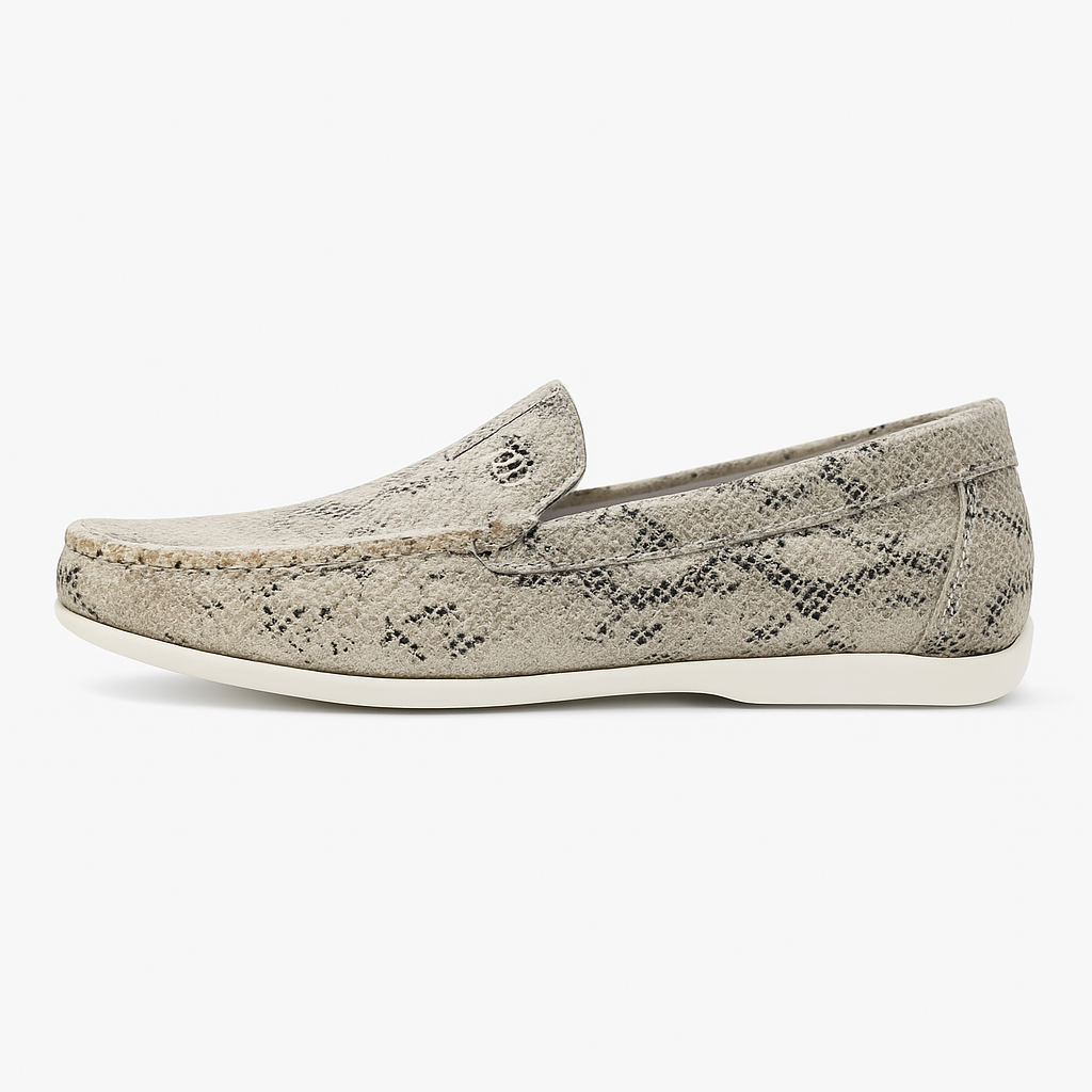 • Signature Snake Embossed Loafers