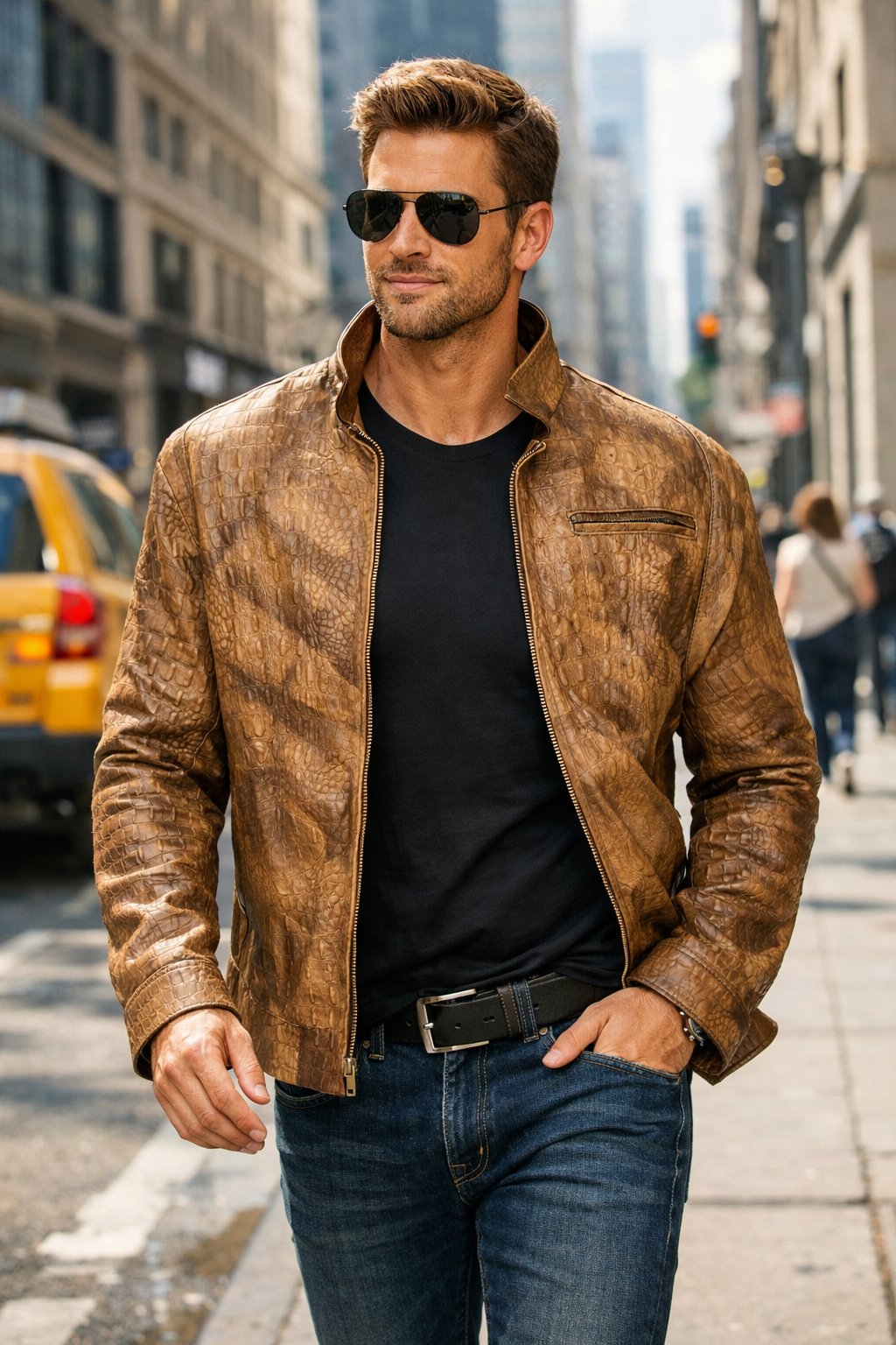 Men’s Leather Rider Jacket