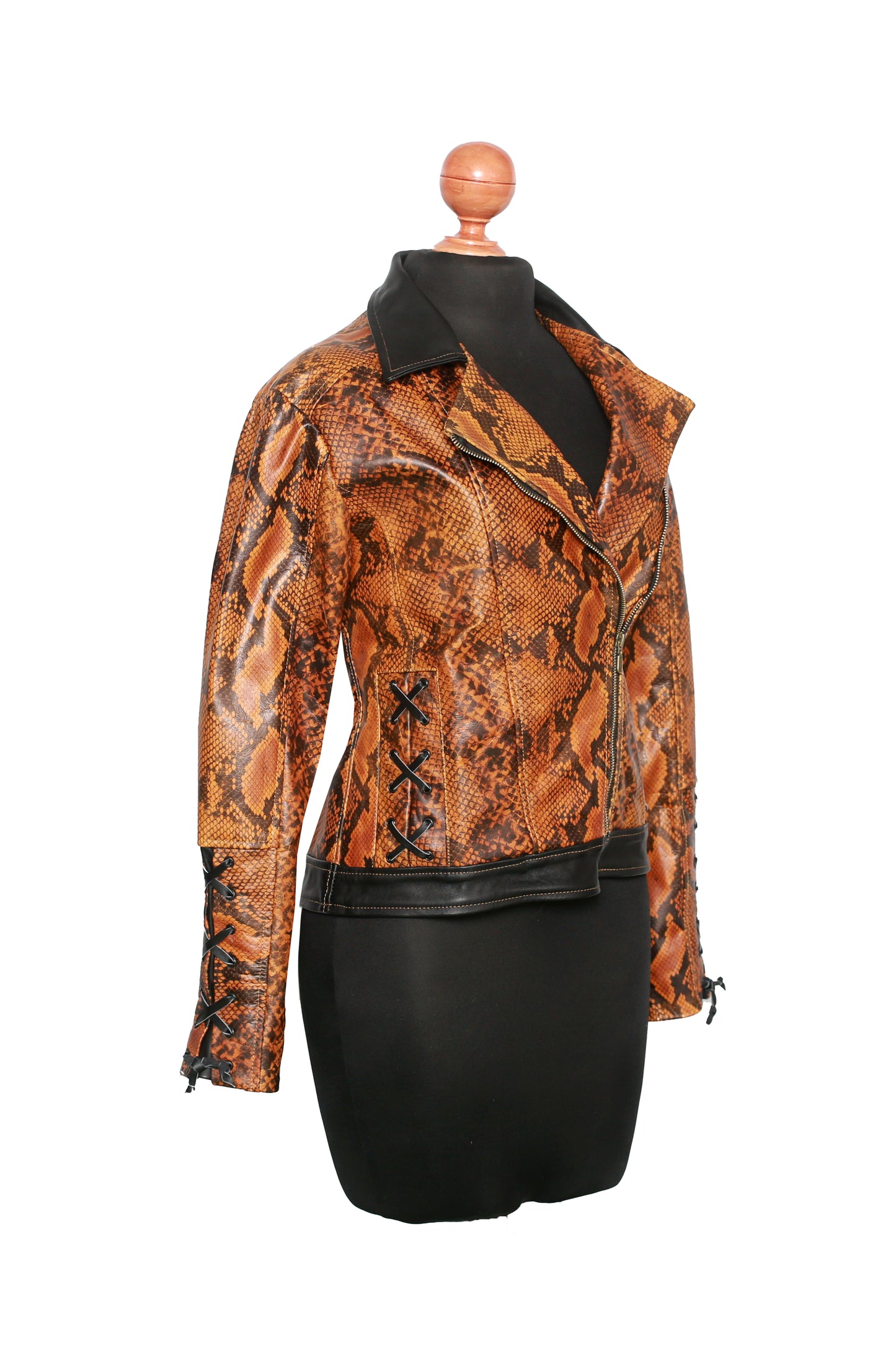 exotic leather coats online