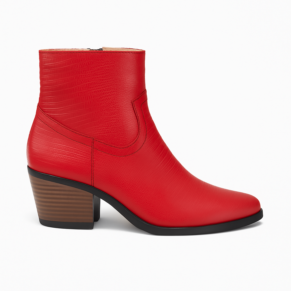 womens 2-in-1 Red Lizard Convertible Boots – Tall Western to Ankle Style lubbock