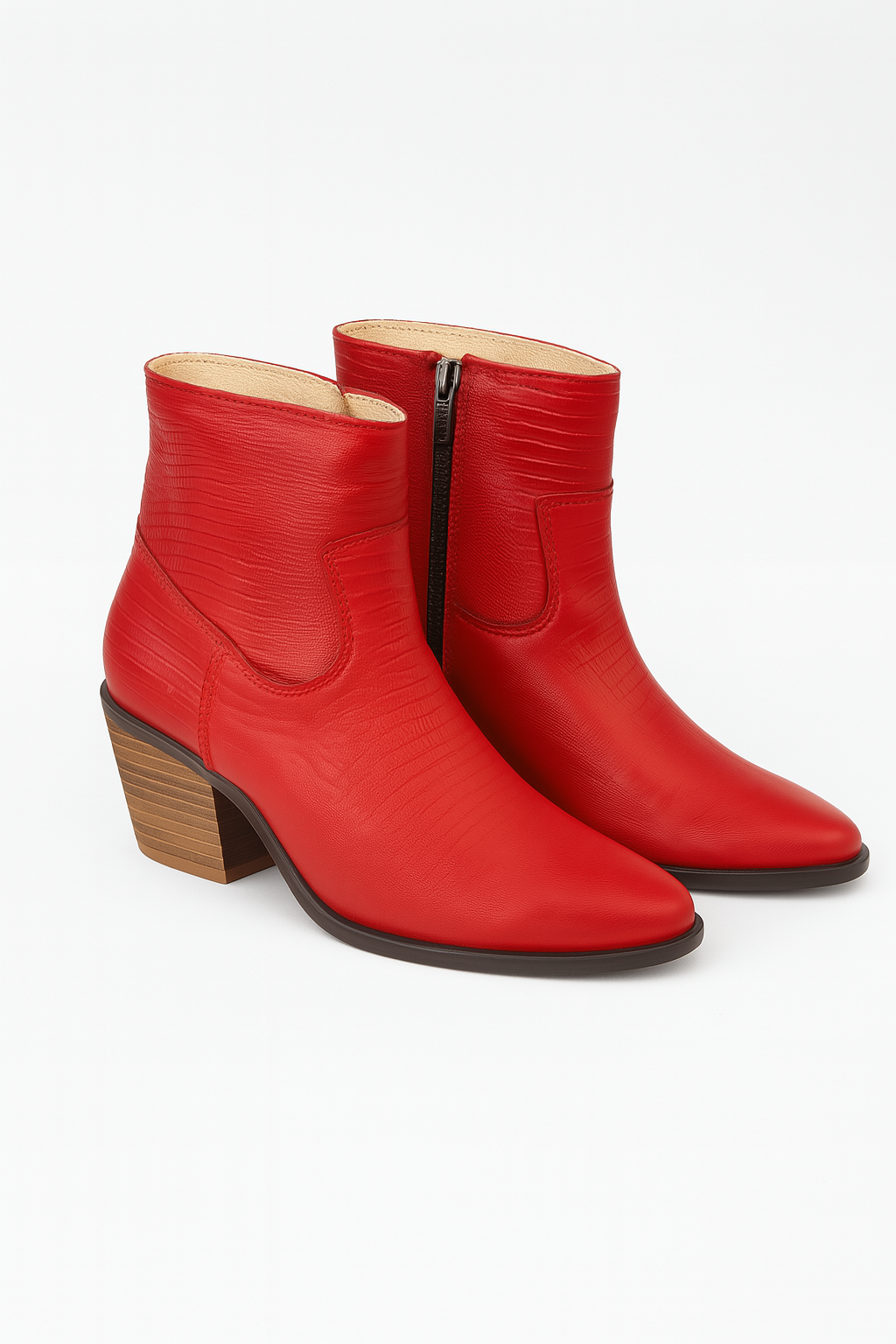womens 2-in-1 Red Lizard Convertible Boots – Tall Western to Ankle Style san antonio