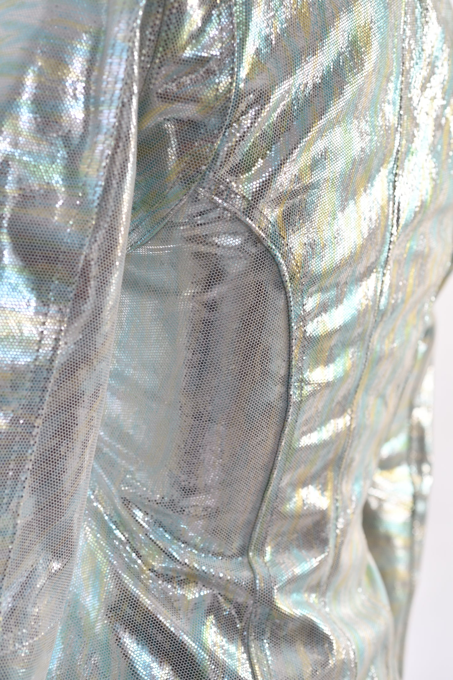 womens Artist’s Light-Reflective Leather Jacket dallas
