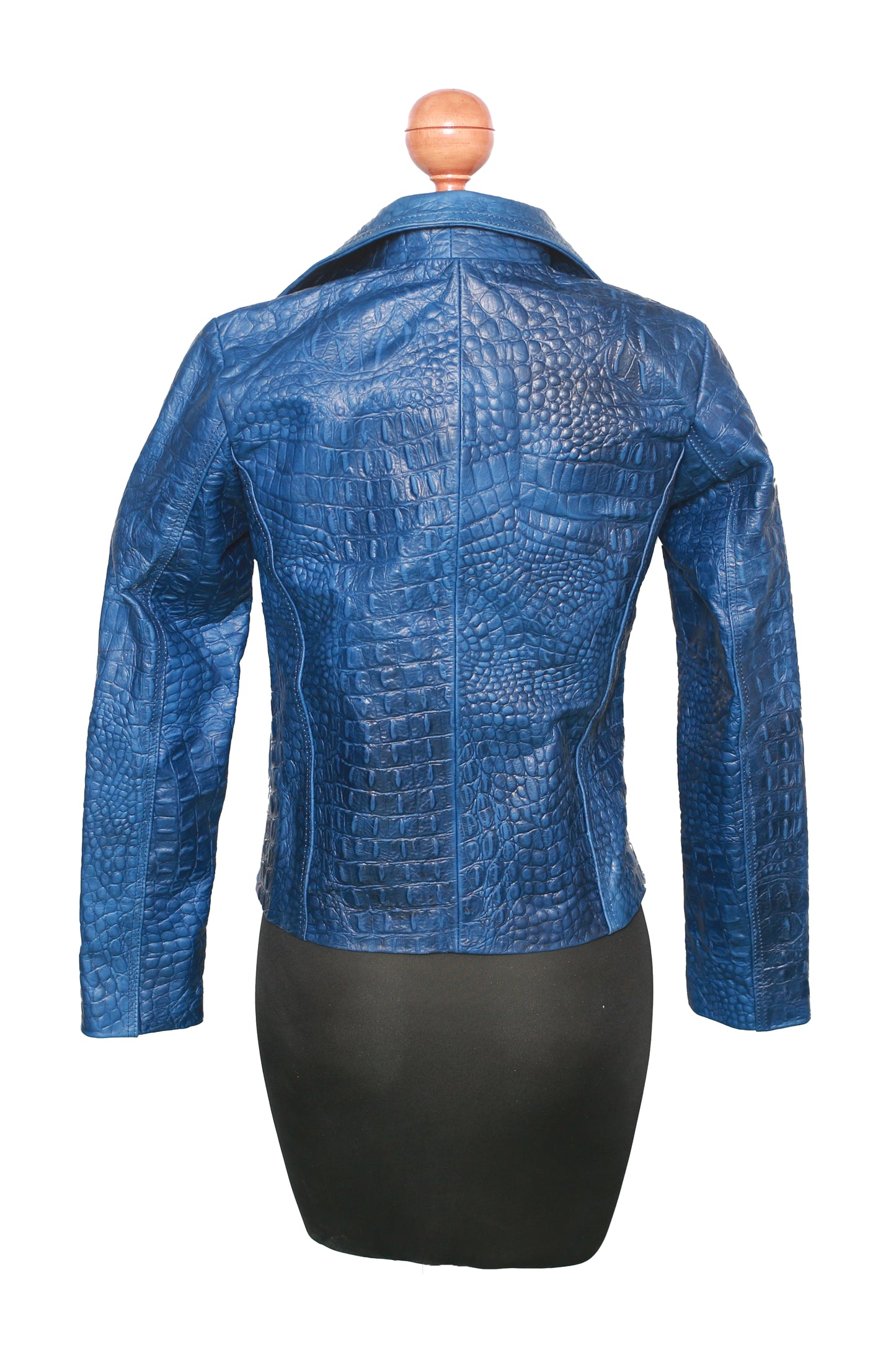 womens Embossed Leather Jacket new york