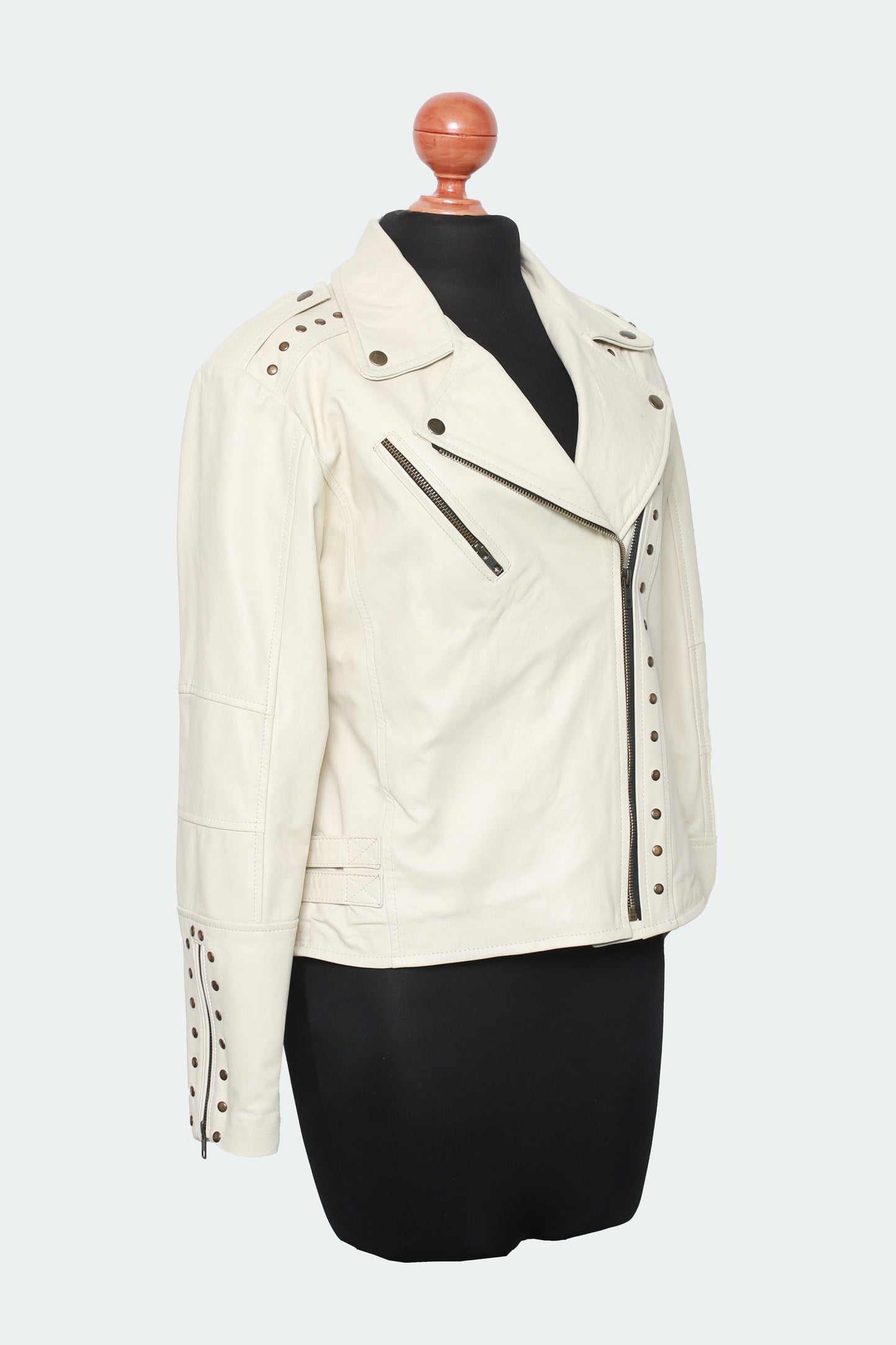 womens Off-White Biker Jacket
