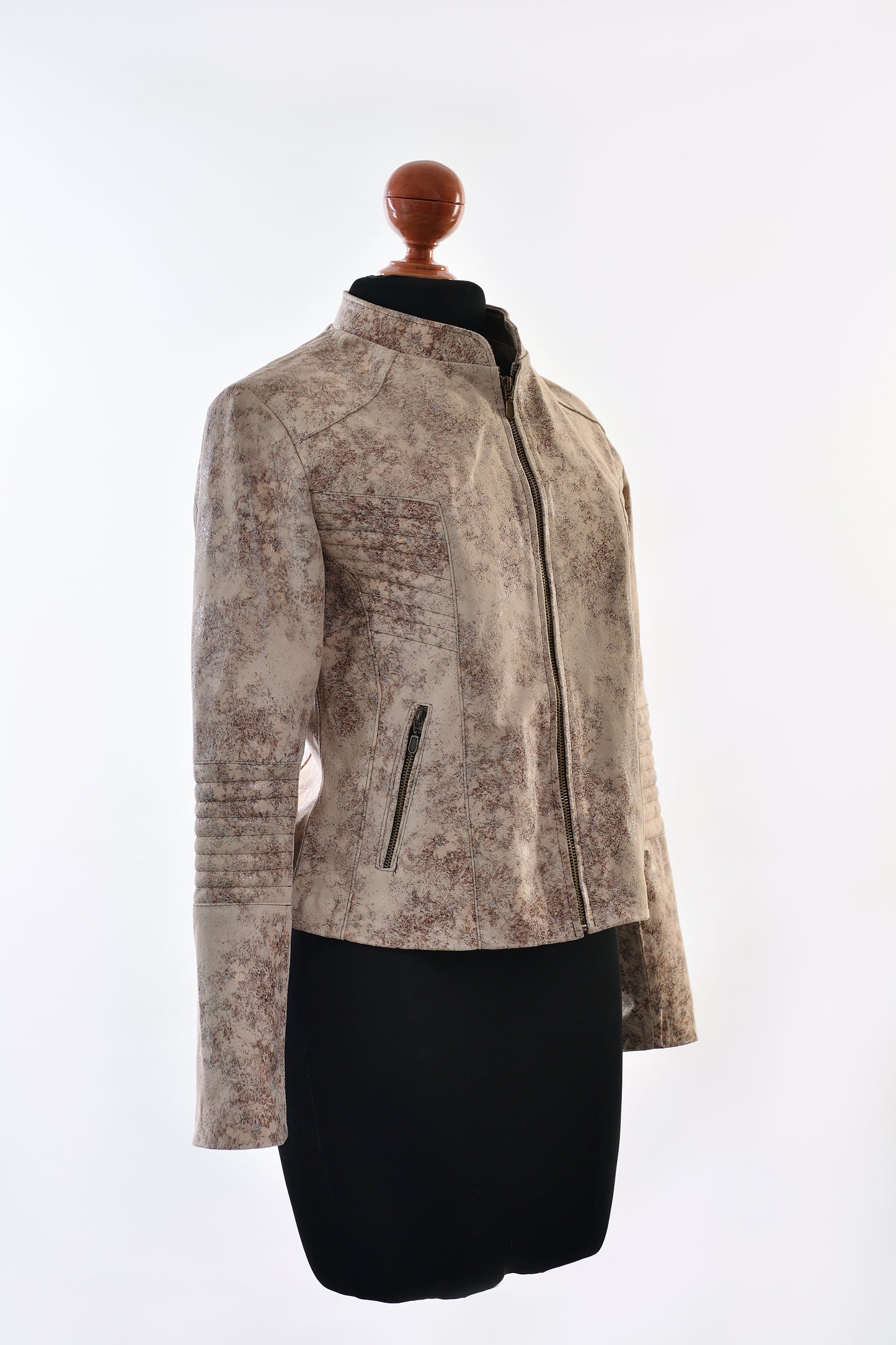 womens Powdered Blush Moto Jacket near me