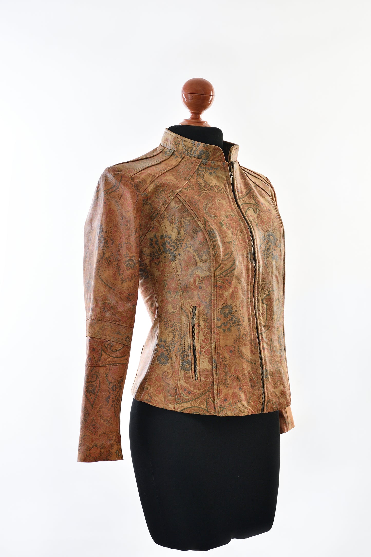womens Rust Reverie – Hand-Finished Leather Jacket