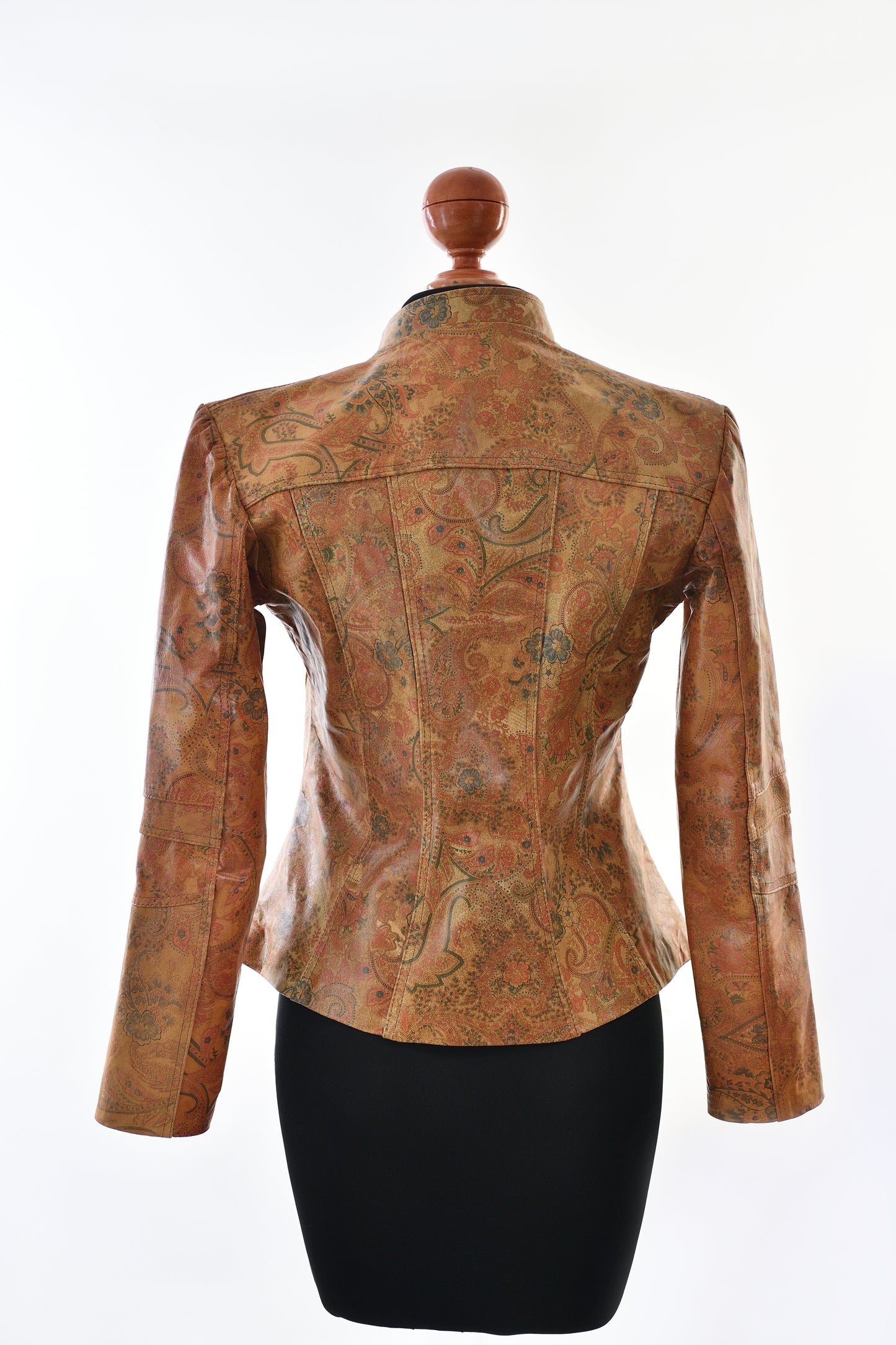 womens Rust Reverie – Hand-Finished Leather Jacket los angeles