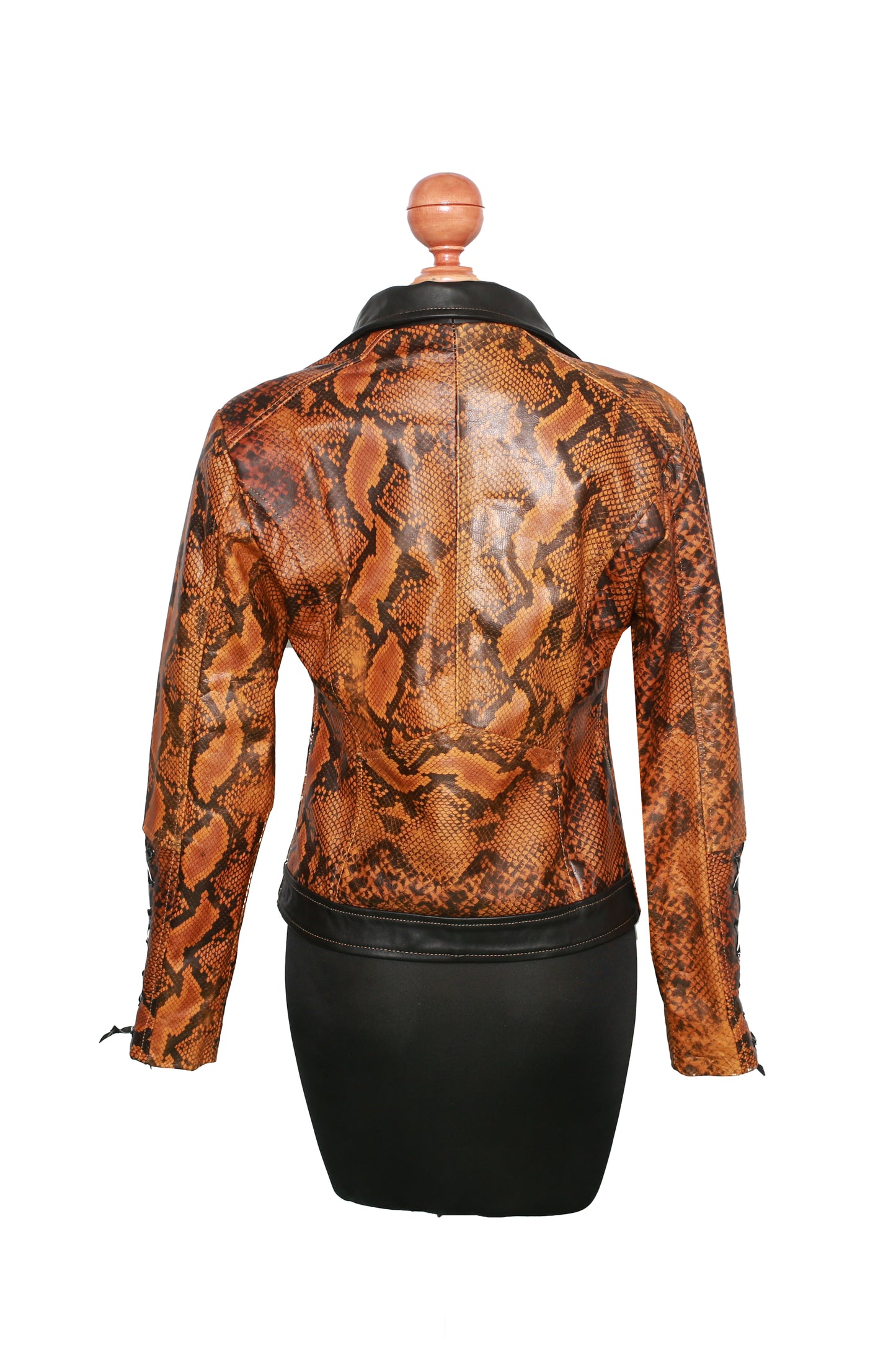 womens exotic leather coats houston