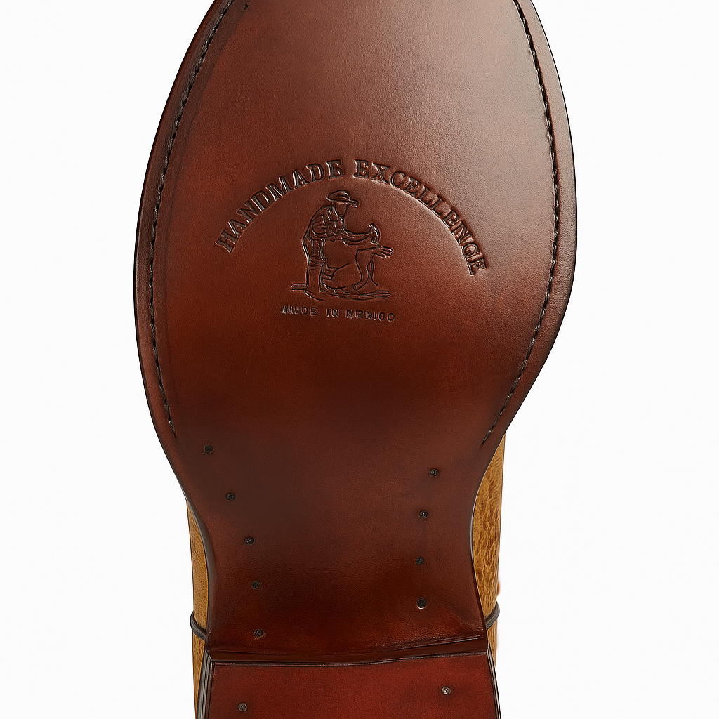 Exotic Western Cowboy Boots – Embossed Ostrich Leg