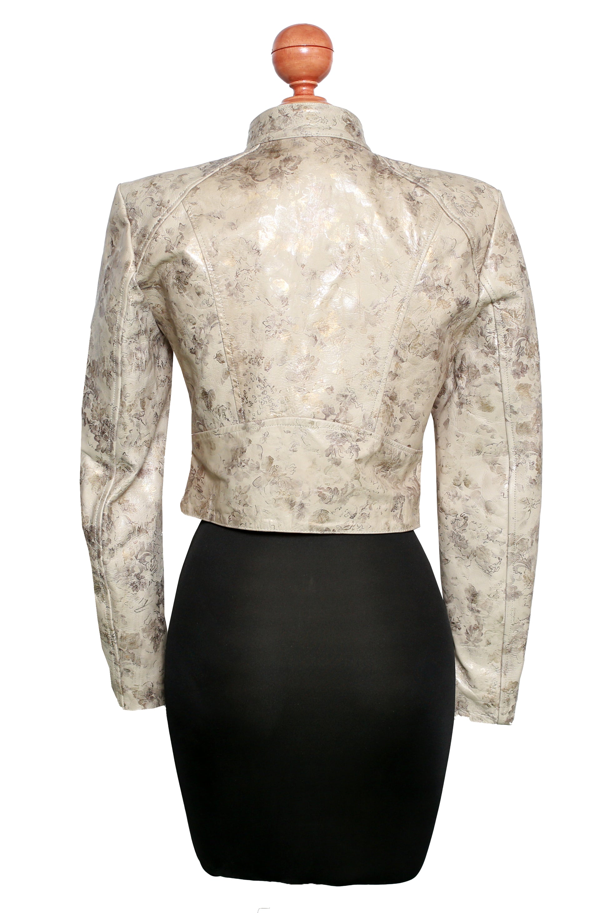 Antique Petal Leather Jacket el paso