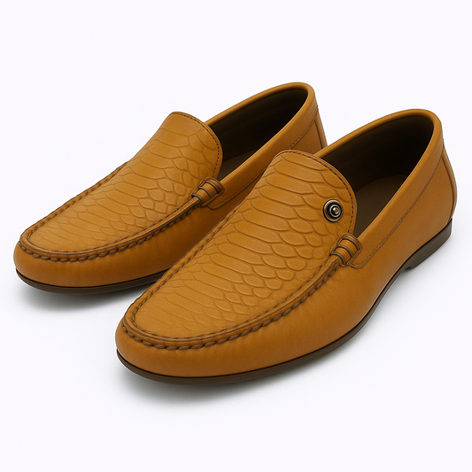 Premium leather upper with p