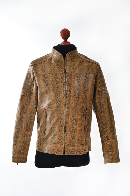 Rustic Python Texture Jacket
