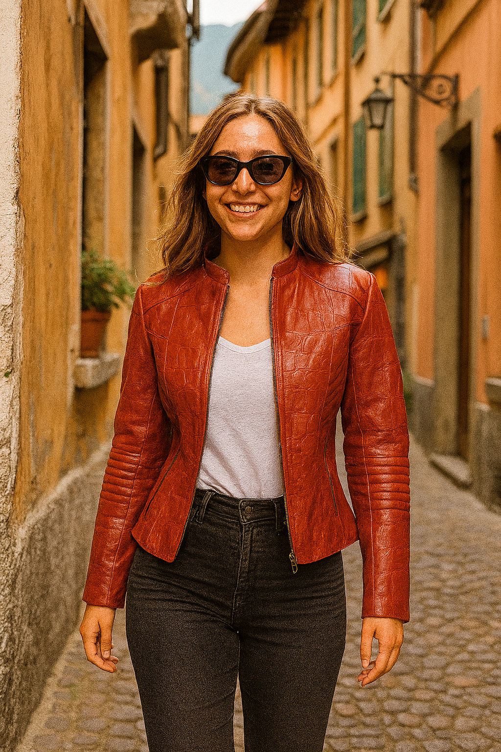 Vintage Brick Croc Jacket