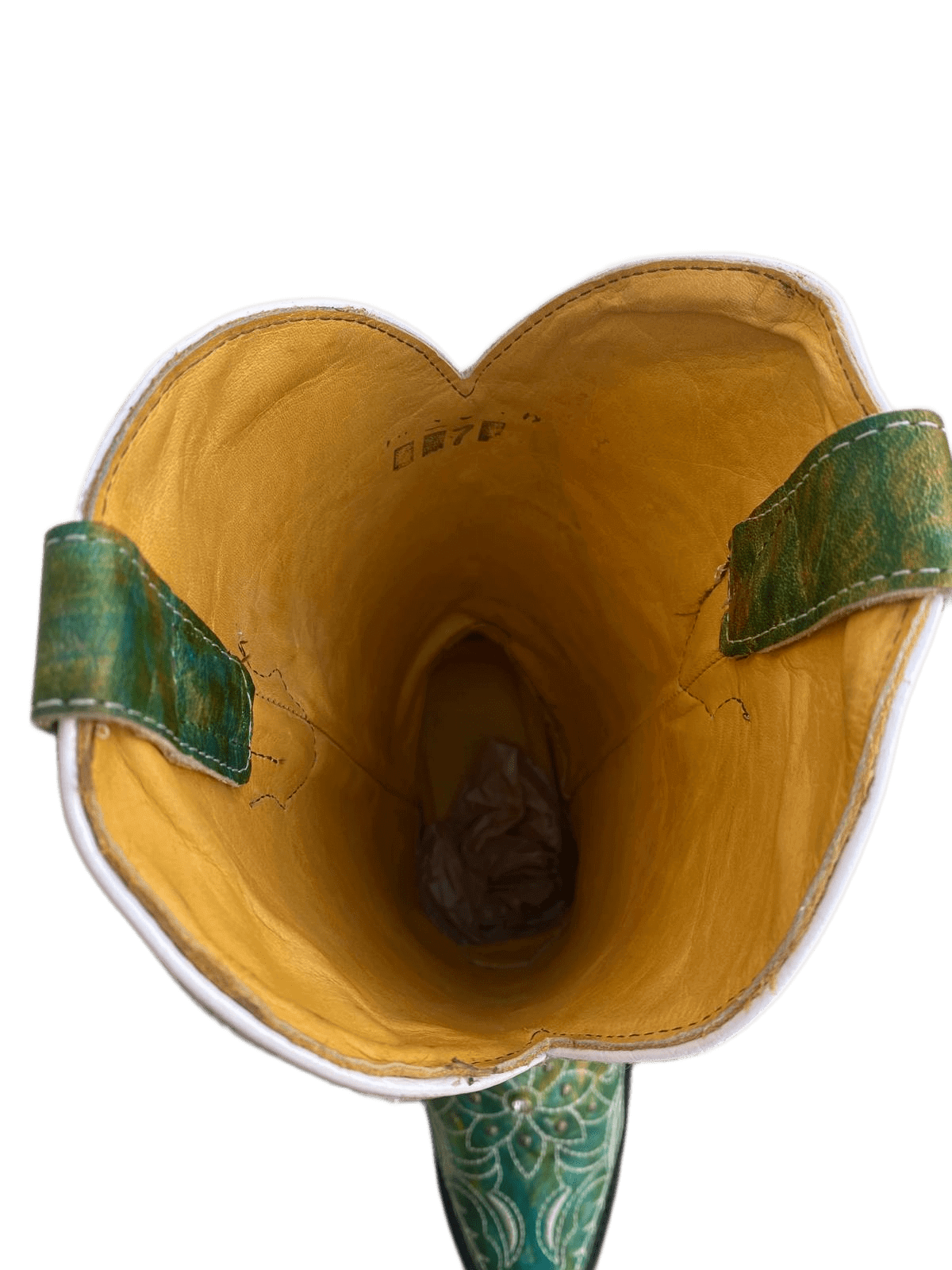 Green Handcrafted Leather Cowboy Boot near me