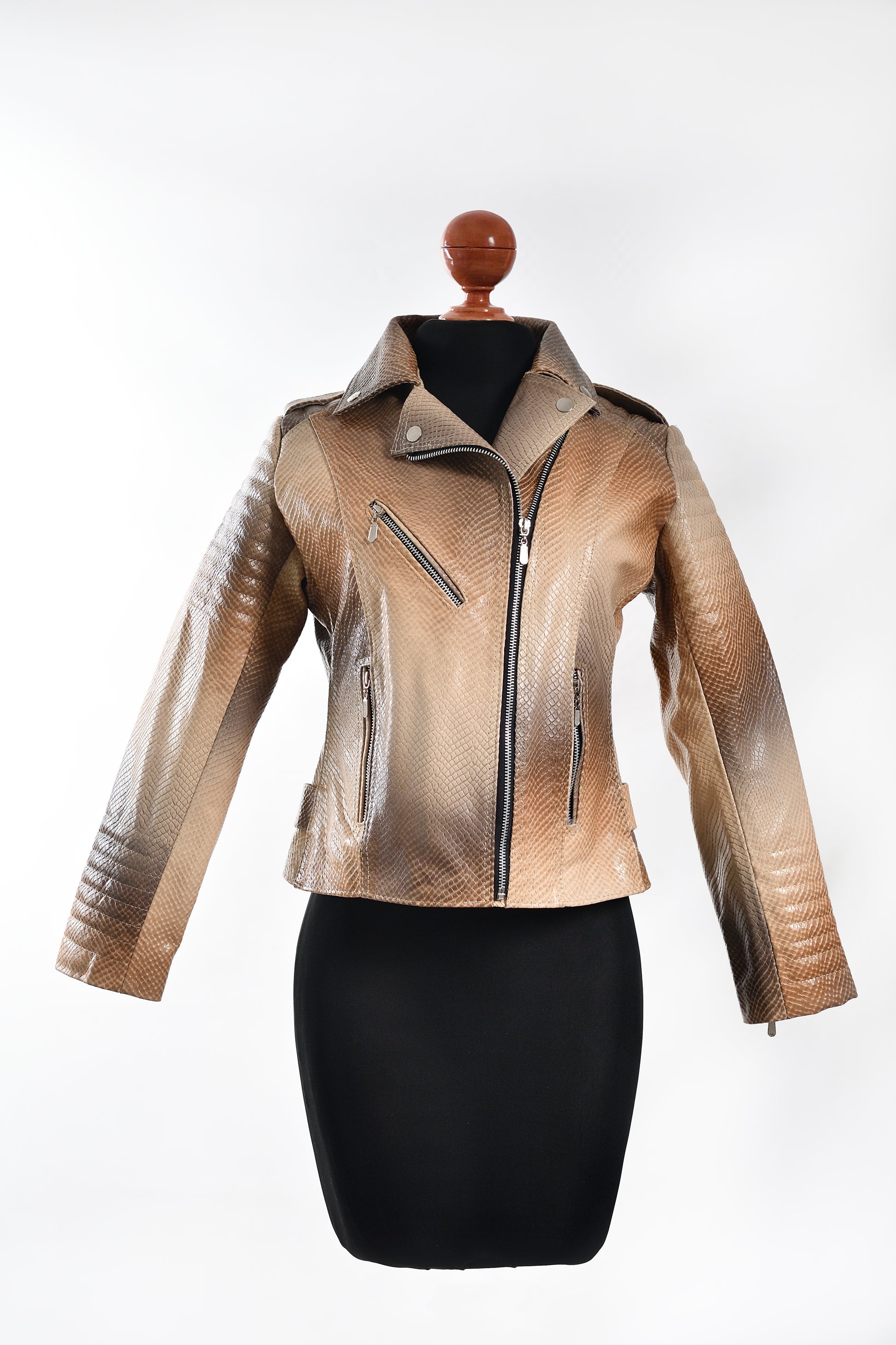 female Tan Ember Serpent Jacket