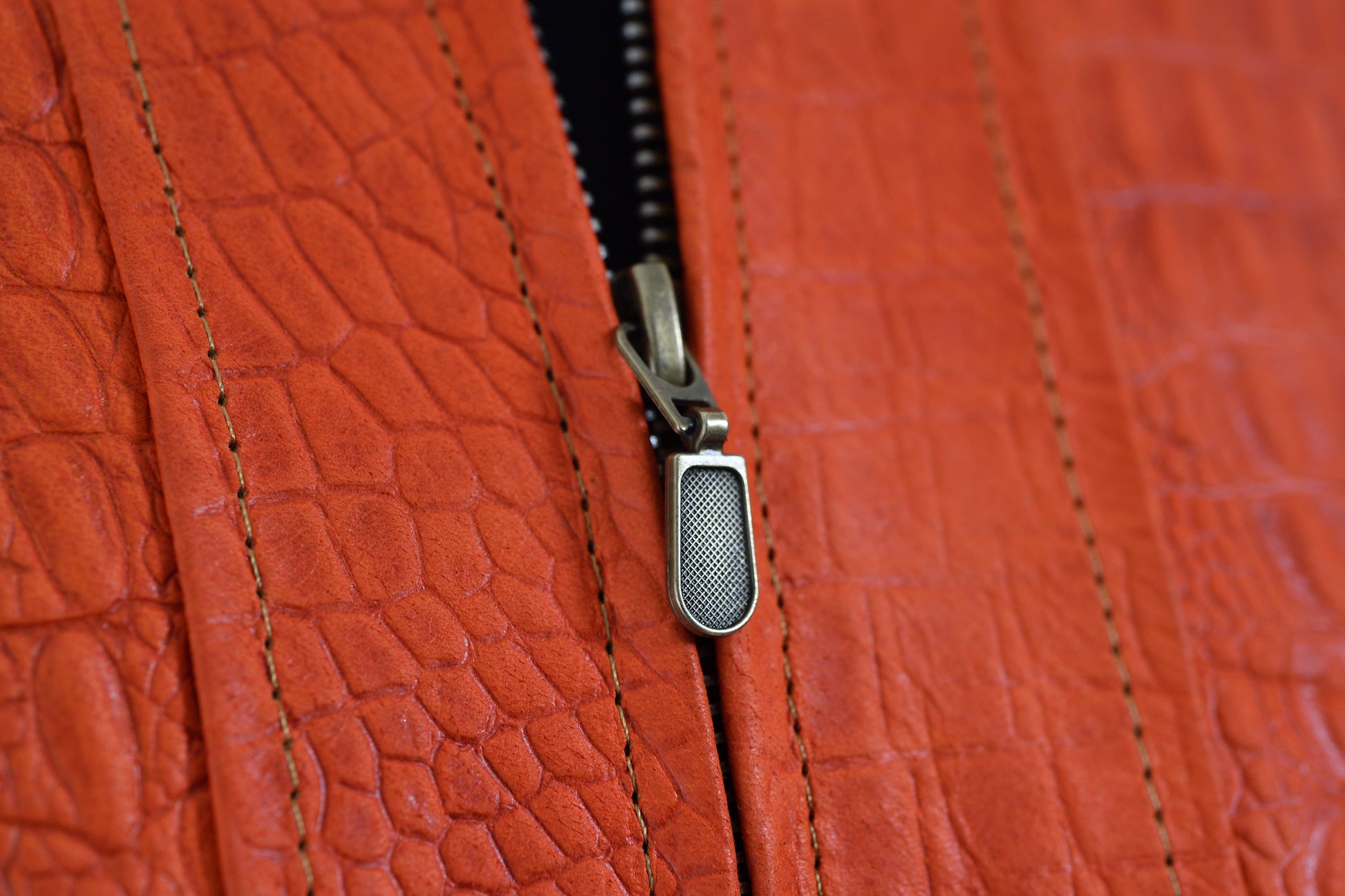 mens Crocodile-Embossed Zip-Up Jacket new york