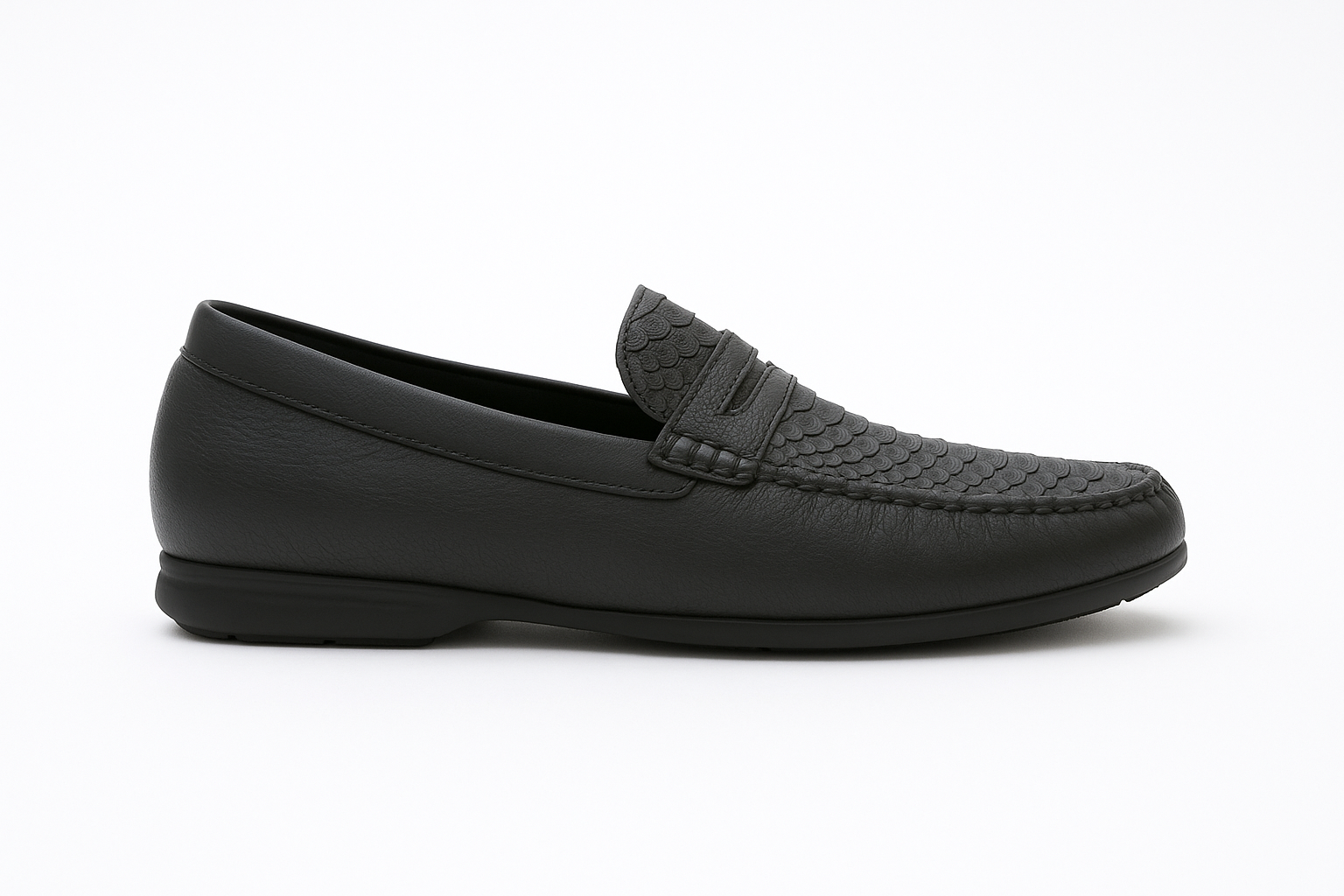 mens Premium Genuine Python Slip-On Loafers denver